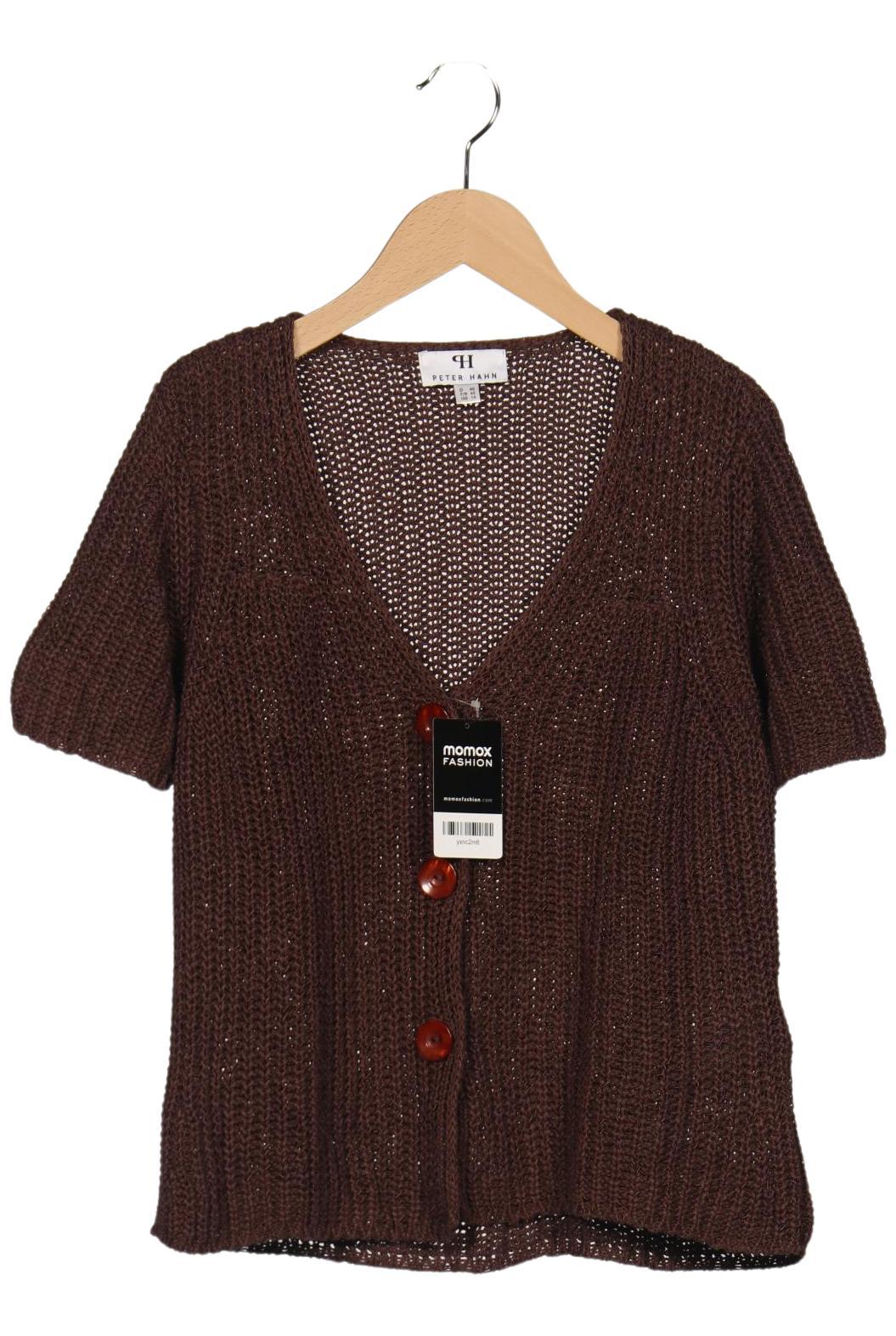 

Peter Hahn Damen Strickjacke, braun, Gr. 40