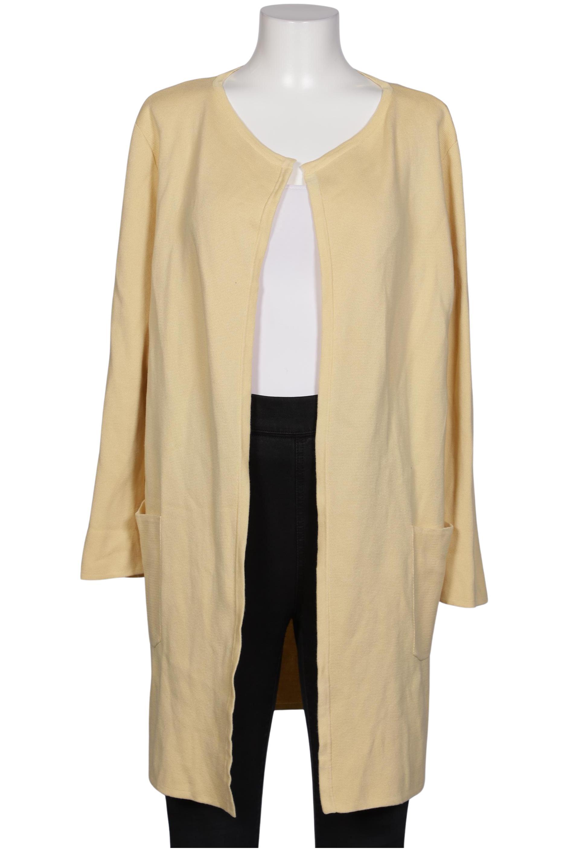 

Peter Hahn Damen Strickjacke, gelb, Gr. 40