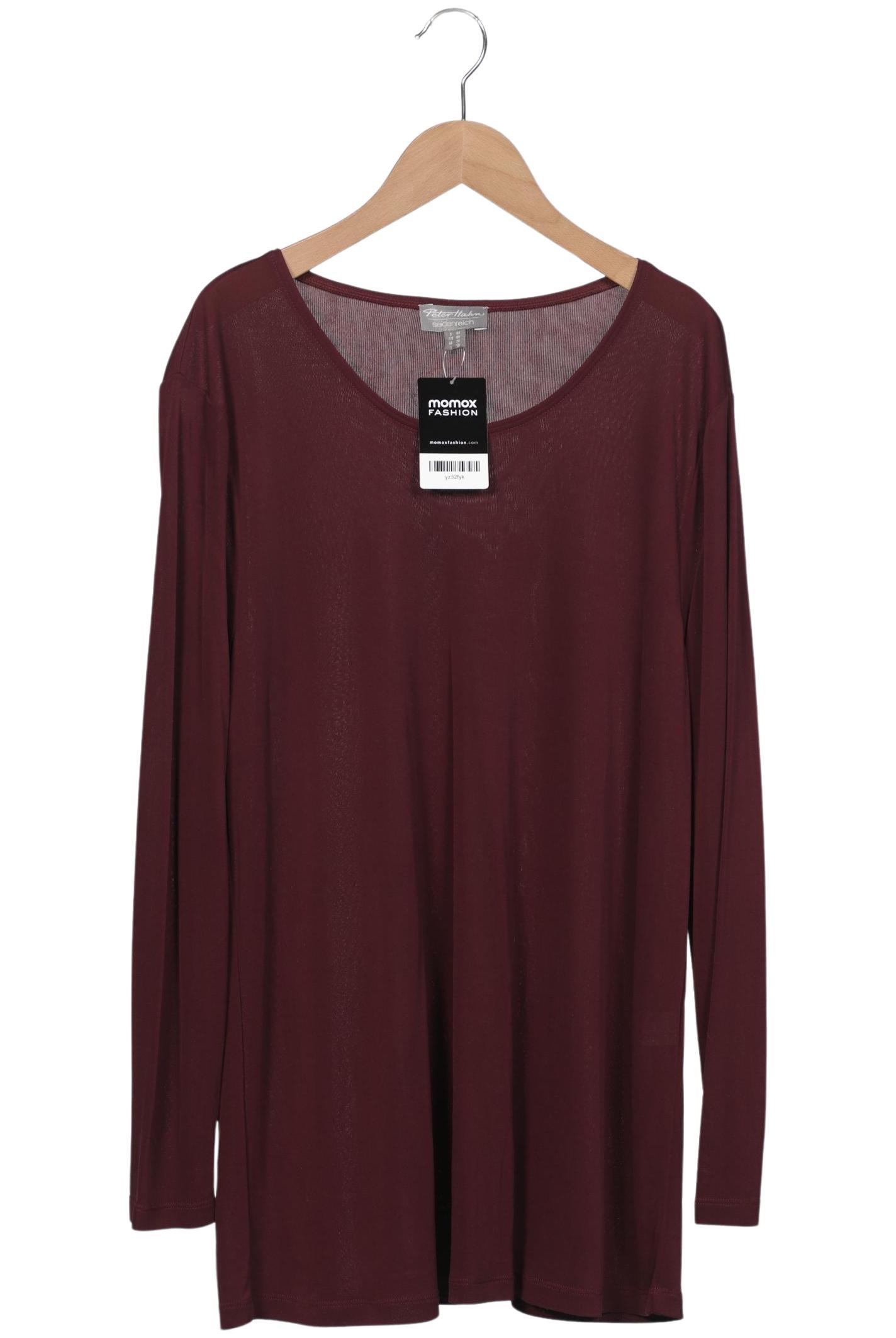 

Peter Hahn Damen Langarmshirt, bordeaux, Gr. 46