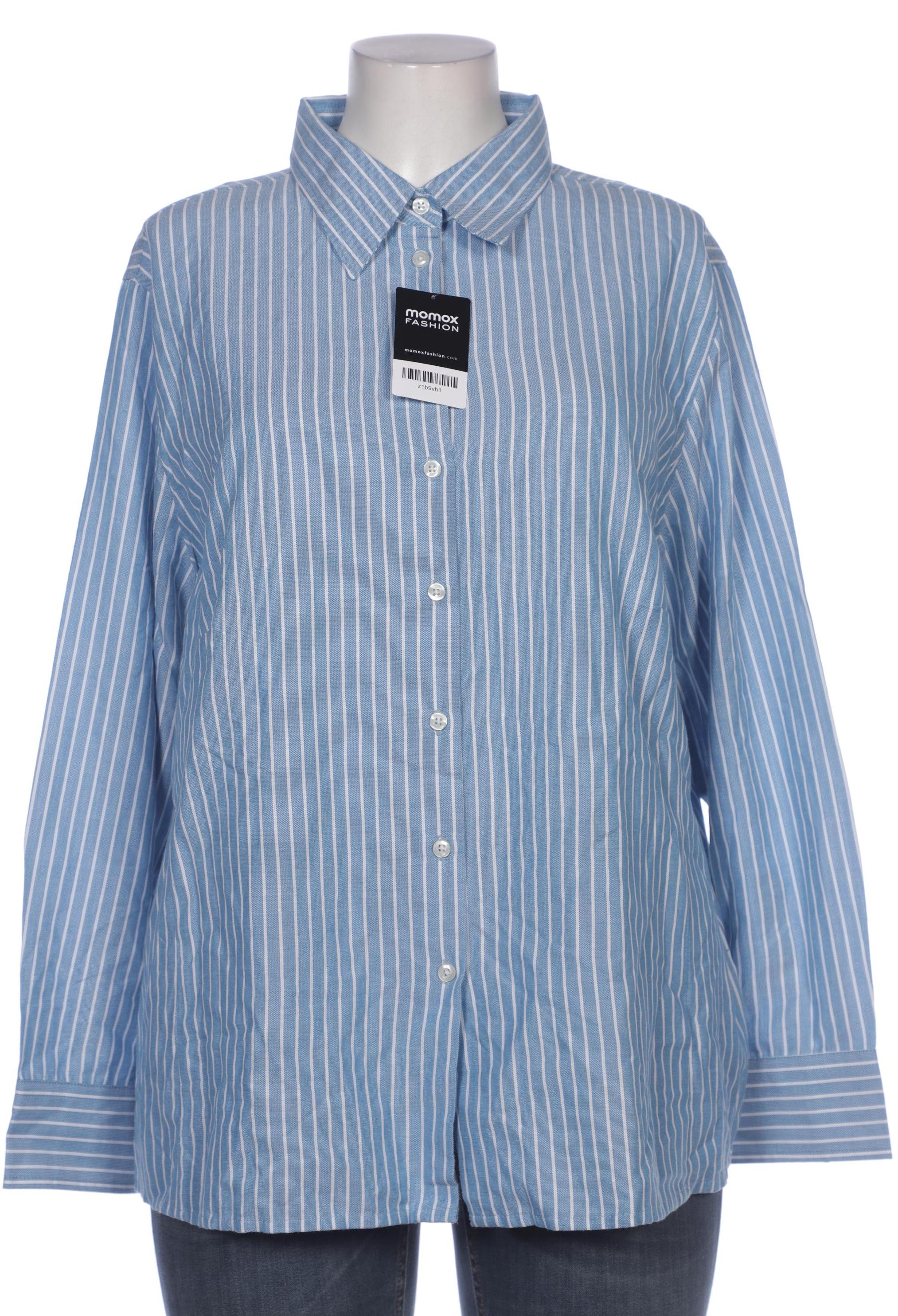 

Peter Hahn Damen Bluse, blau, Gr. 52