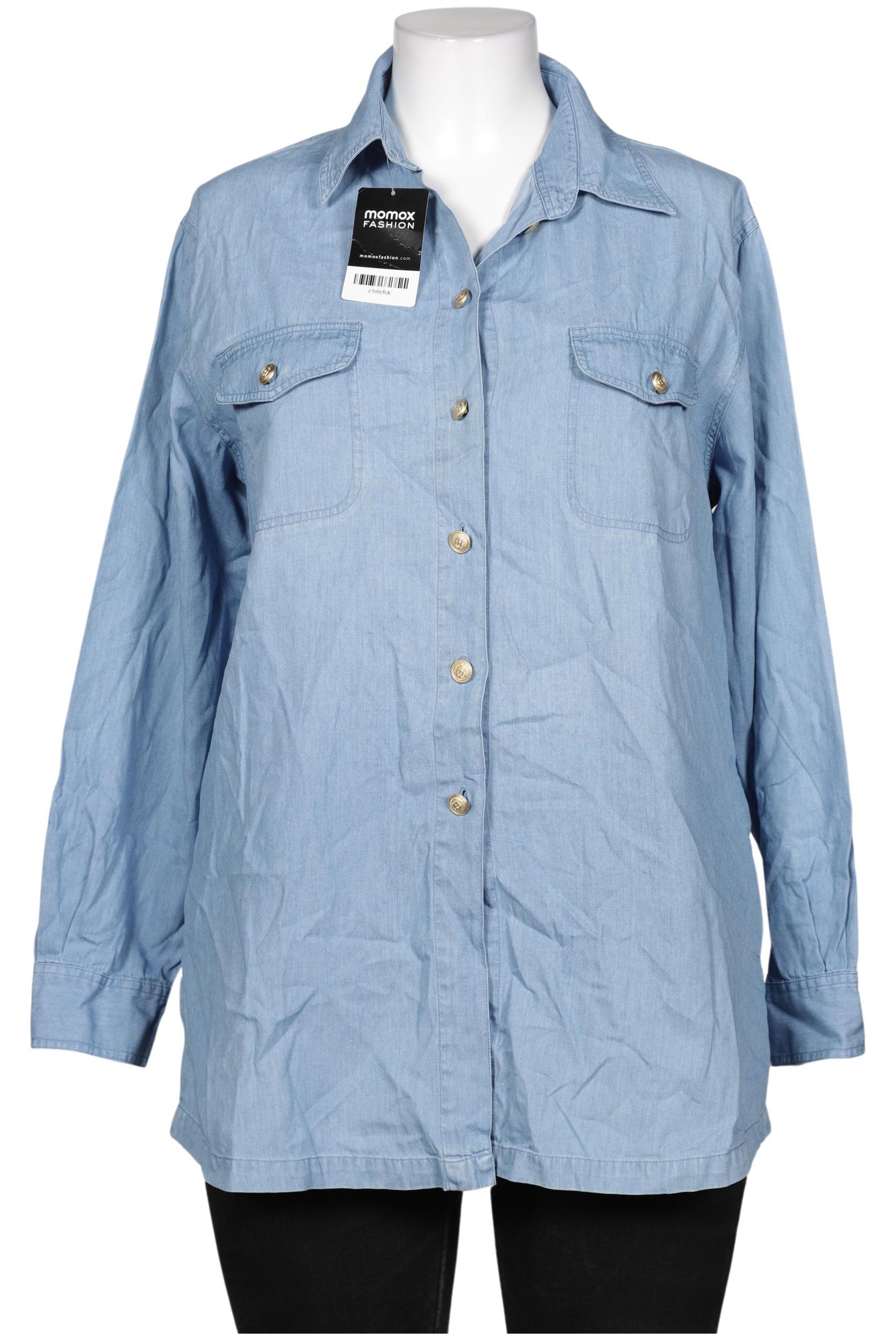 

Peter Hahn Damen Bluse, hellblau, Gr. 44