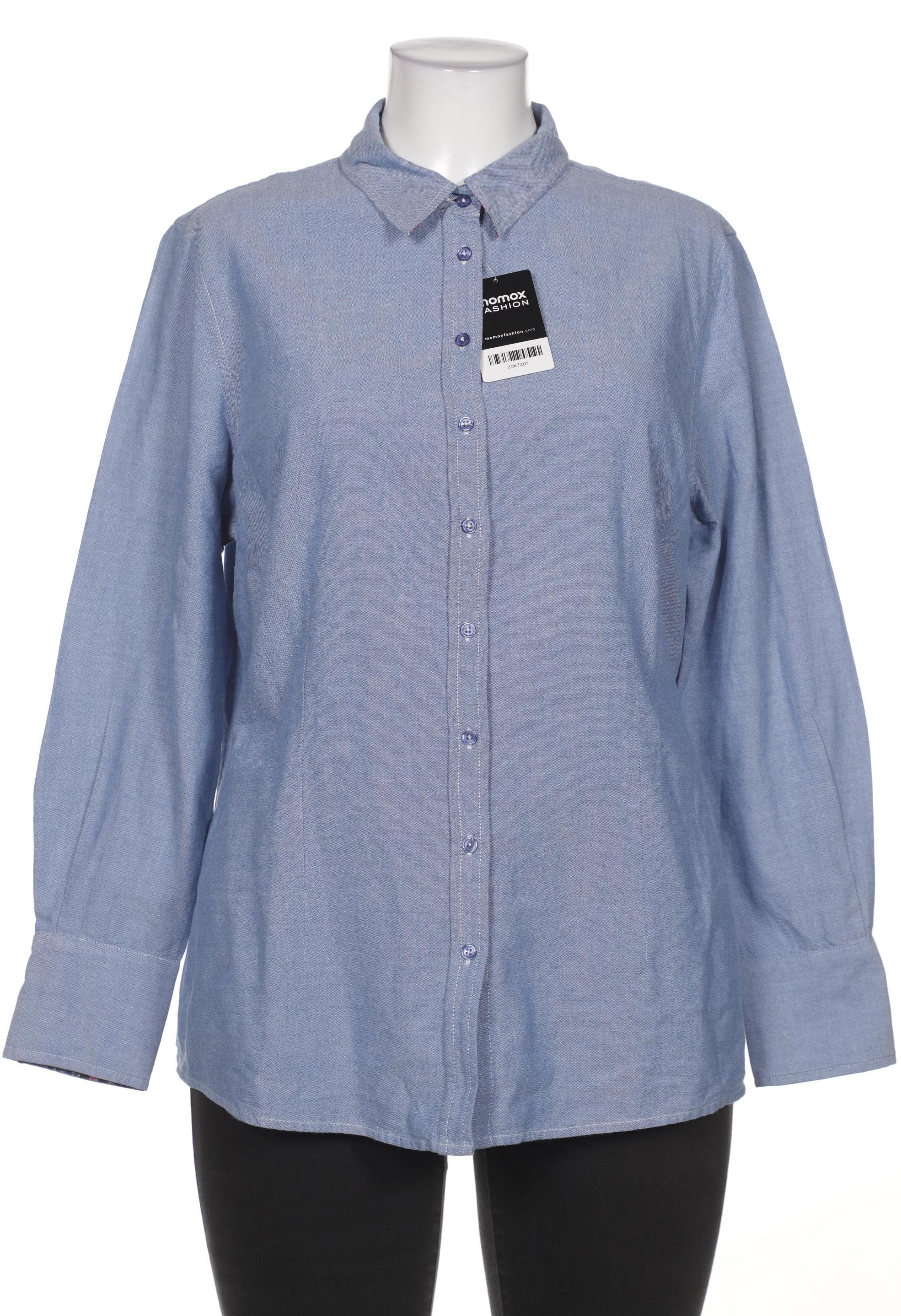 

Peter Hahn Damen Bluse, blau, Gr. 48