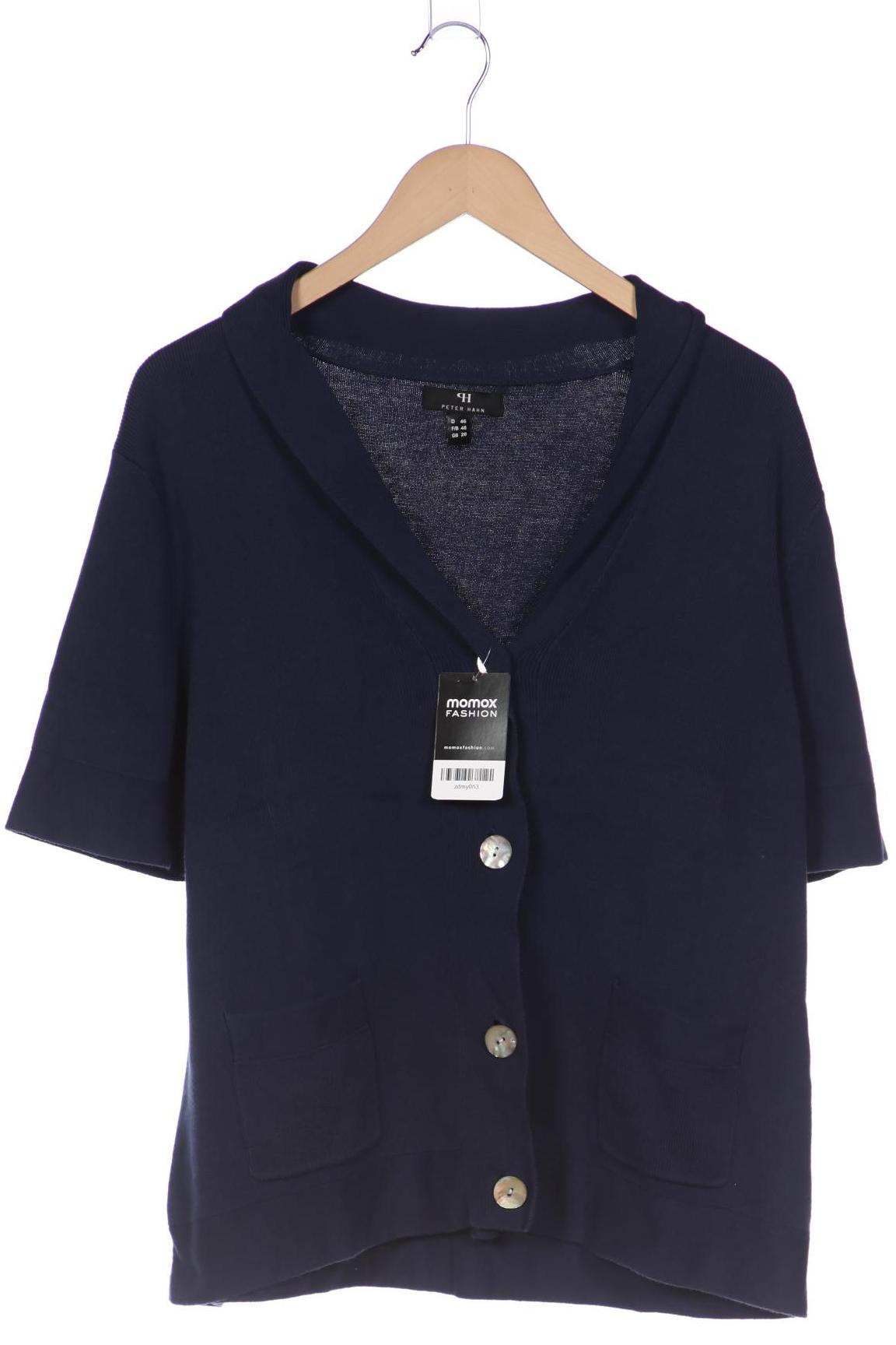 

Peter Hahn Damen Strickjacke, marineblau, Gr. 46