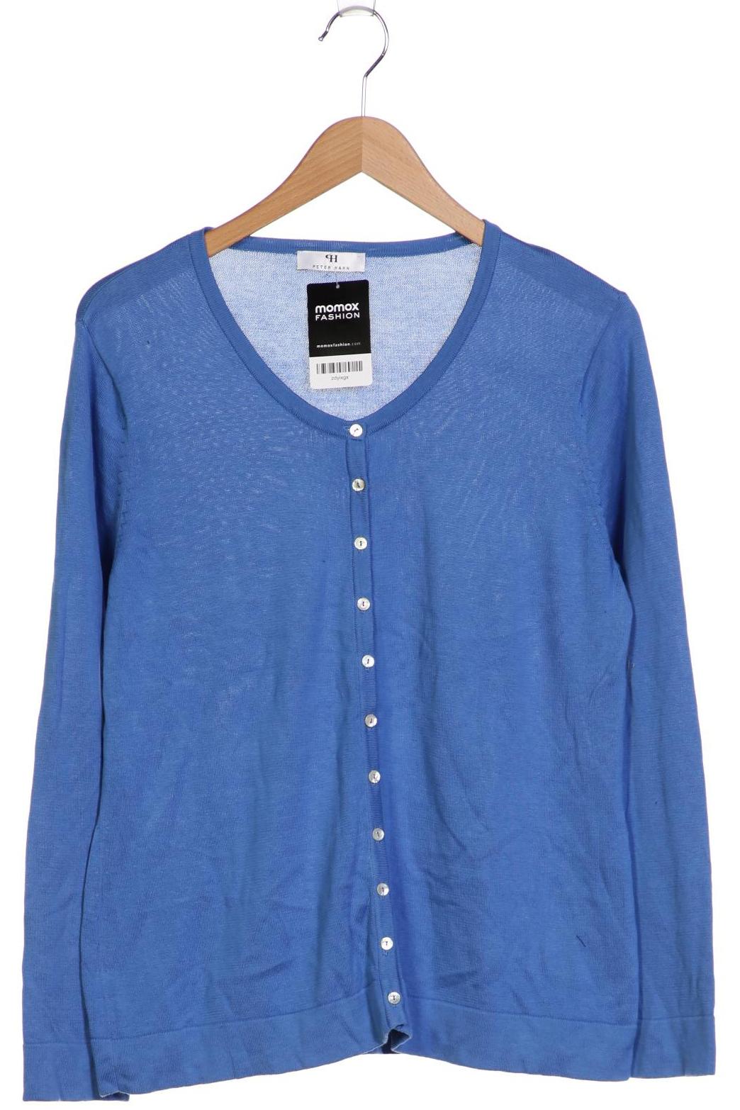 

Peter Hahn Damen Strickjacke, blau, Gr. 46