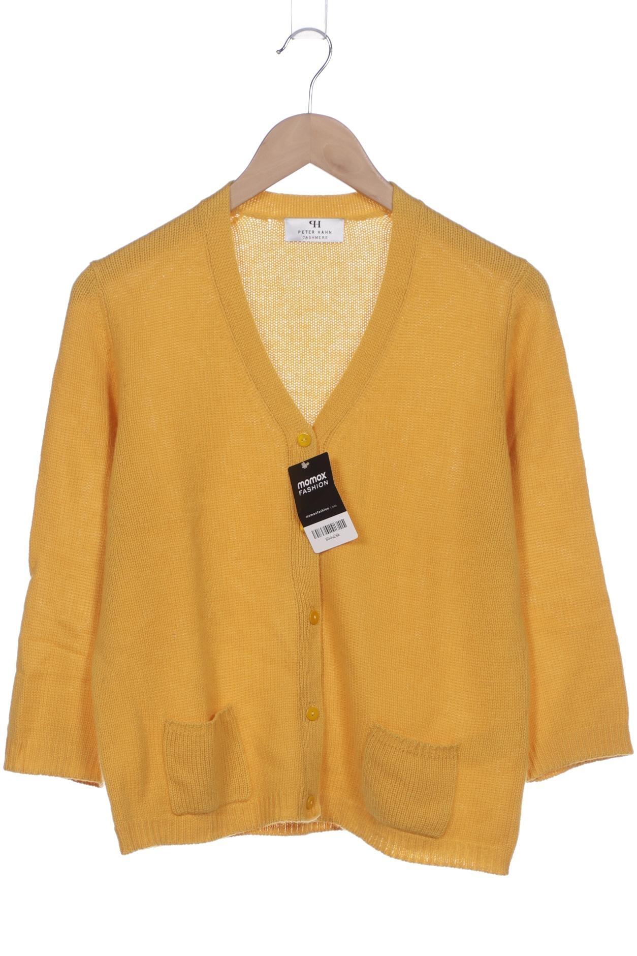 

Peter Hahn Damen Strickjacke, gelb, Gr. 44