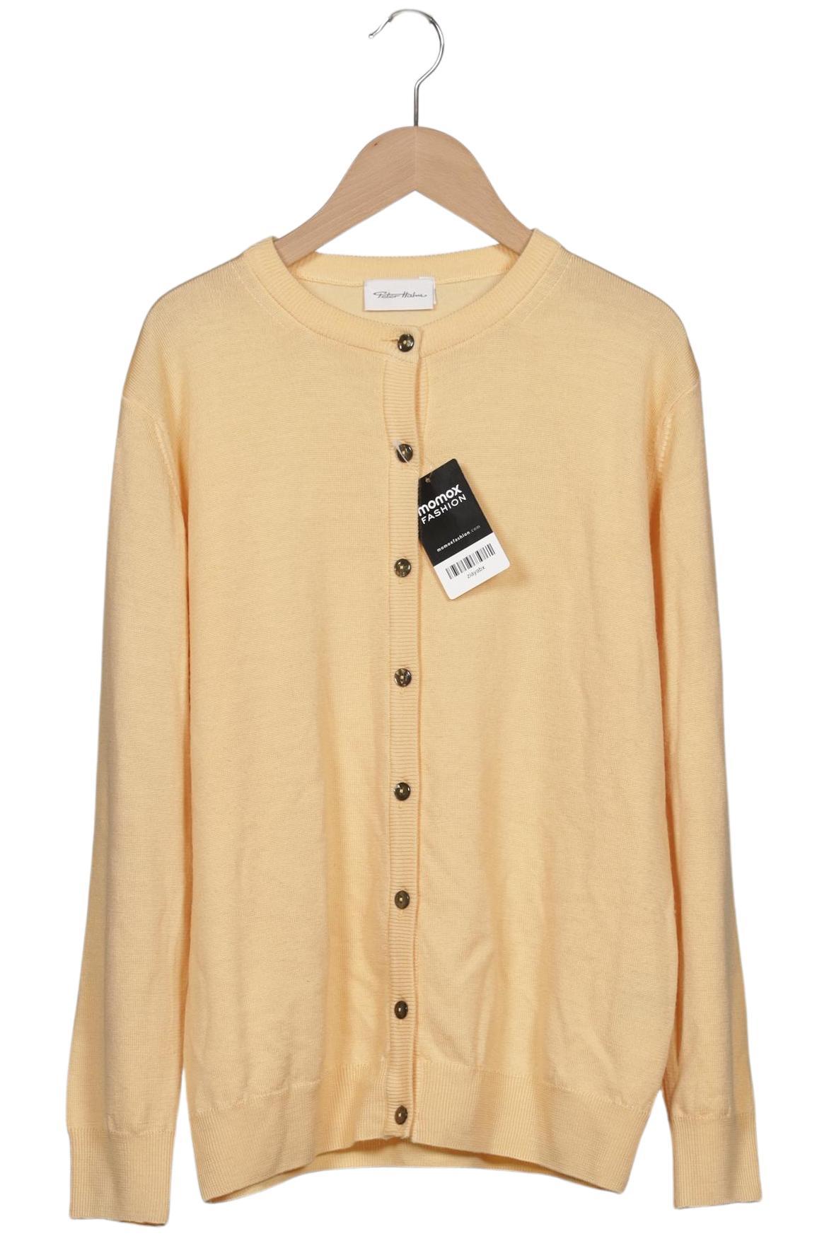 

Peter Hahn Damen Strickjacke, gelb, Gr. 38