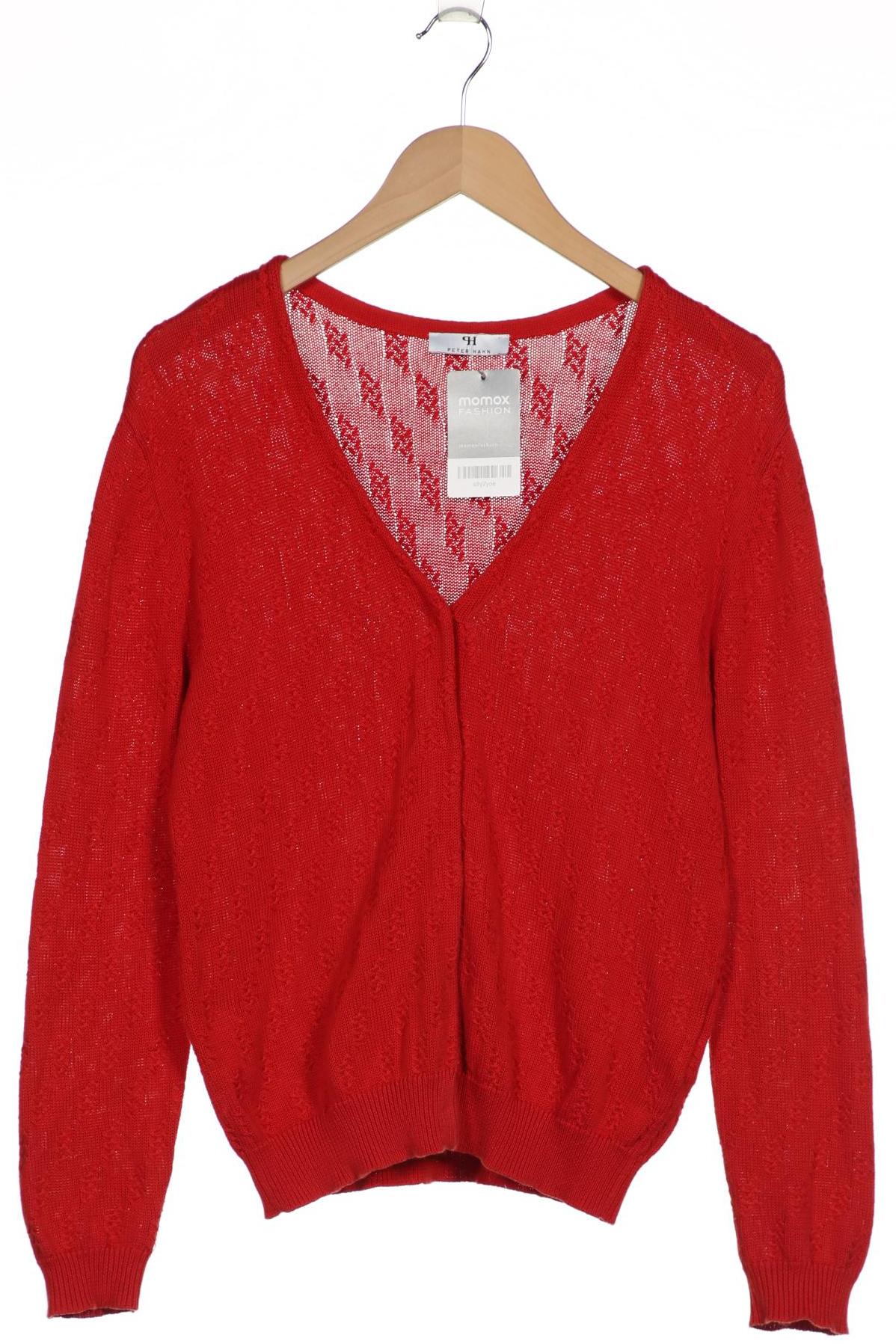 

Peter Hahn Damen Strickjacke, rot, Gr. 40