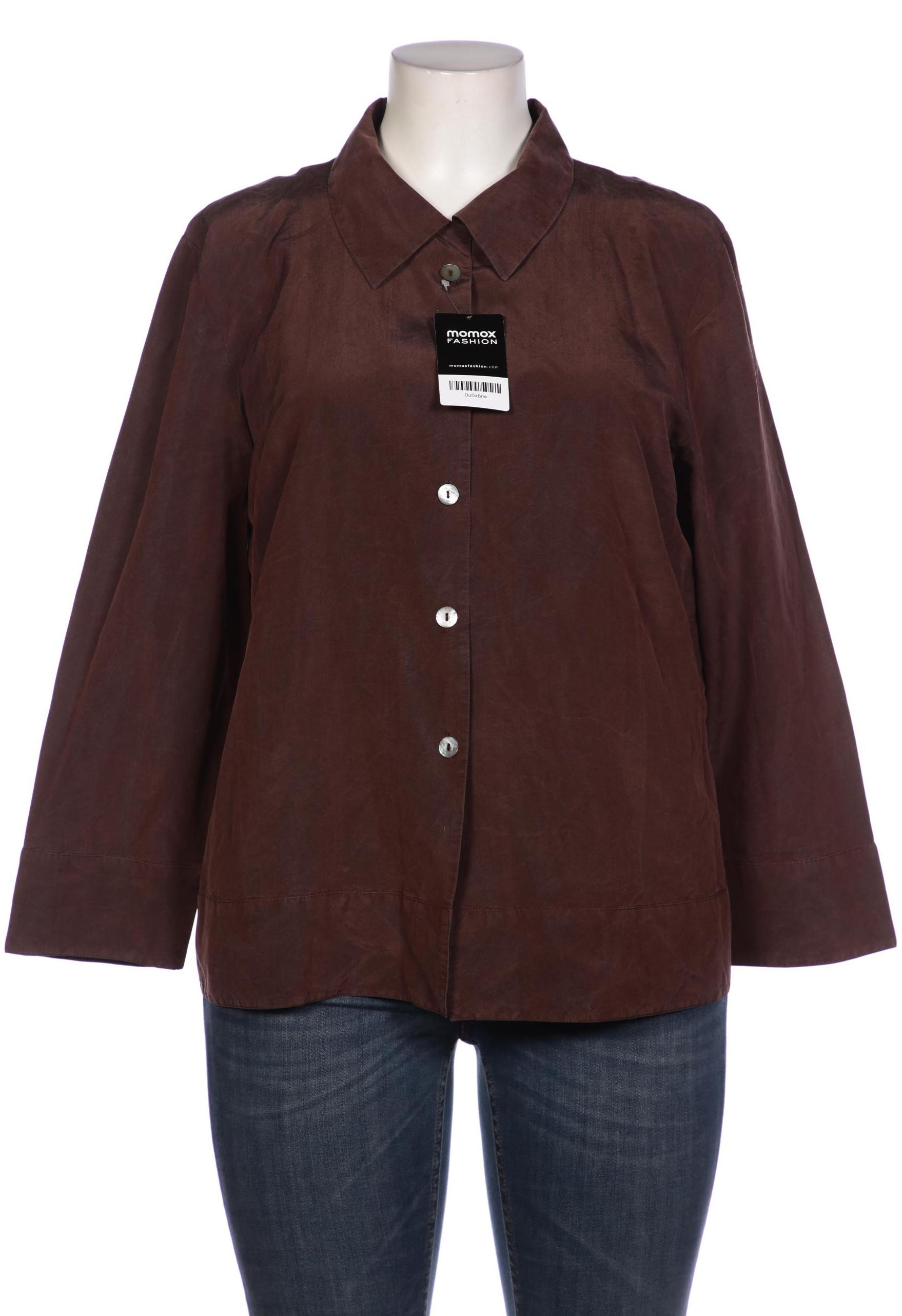 

Peter Hahn Damen Bluse, braun, Gr. 46