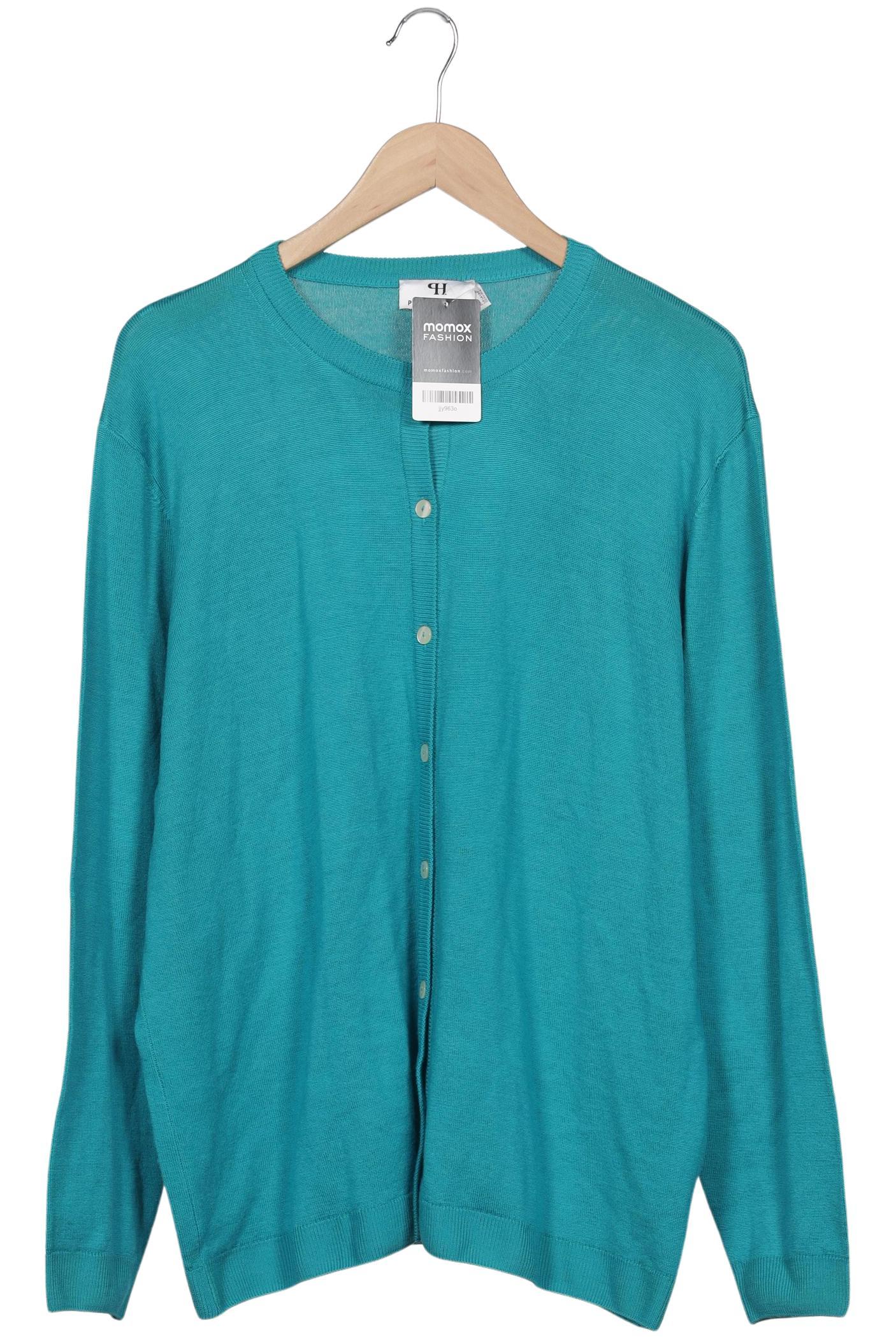 

Peter Hahn Damen Strickjacke, türkis, Gr. 50