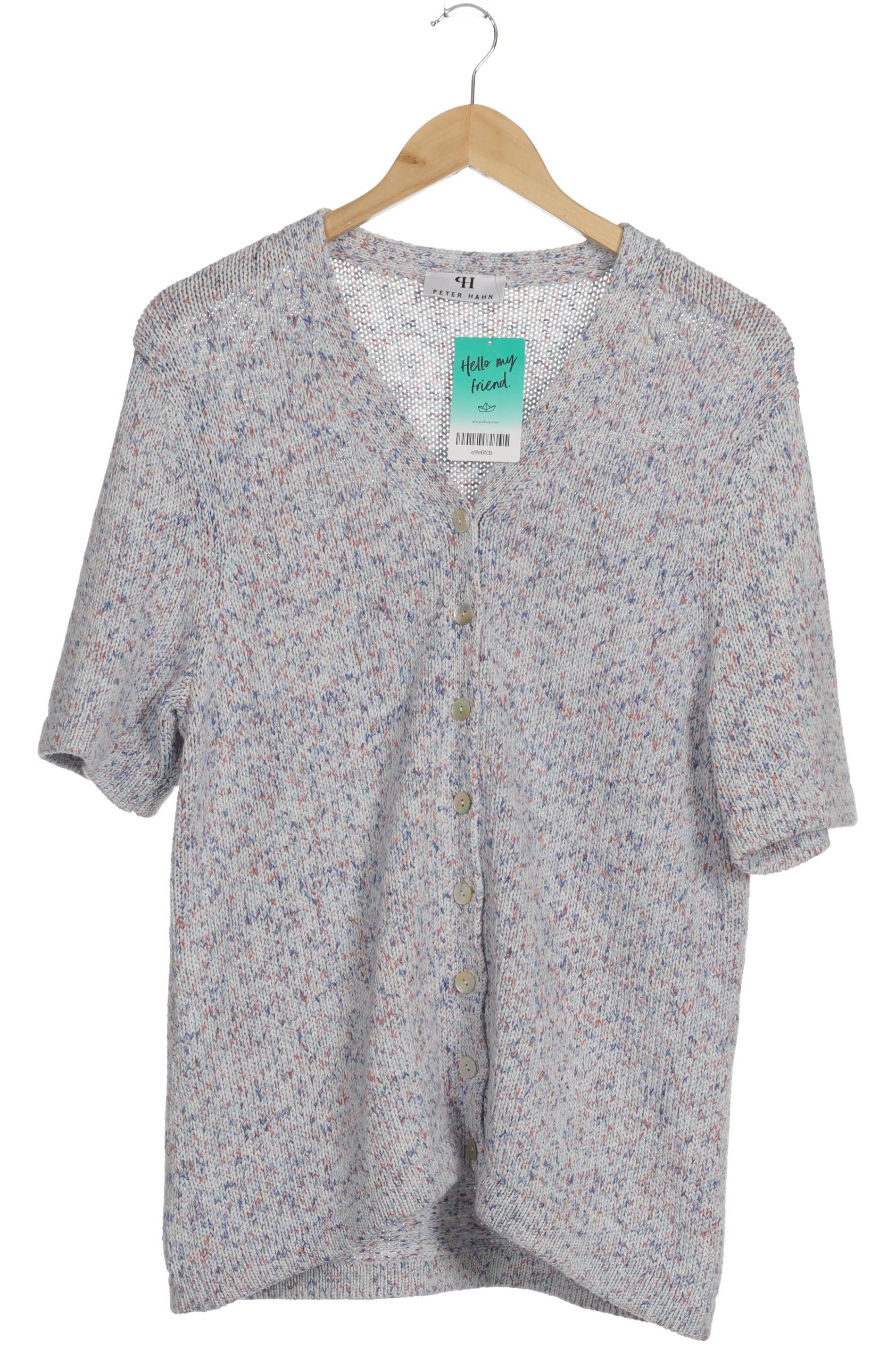 

Peter Hahn Damen Strickjacke, blau, Gr. 42
