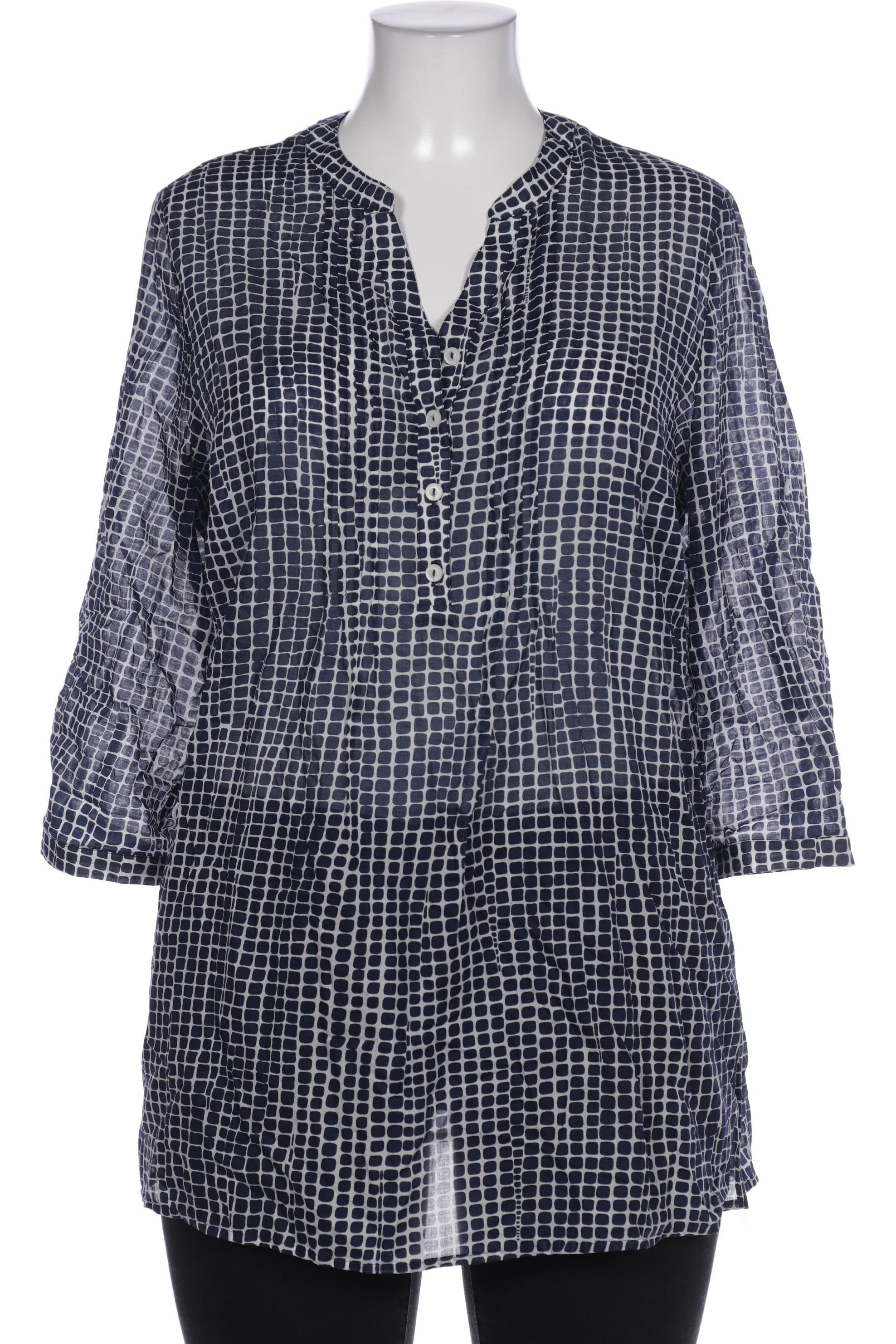 

Peter Hahn Damen Bluse, marineblau, Gr. 44
