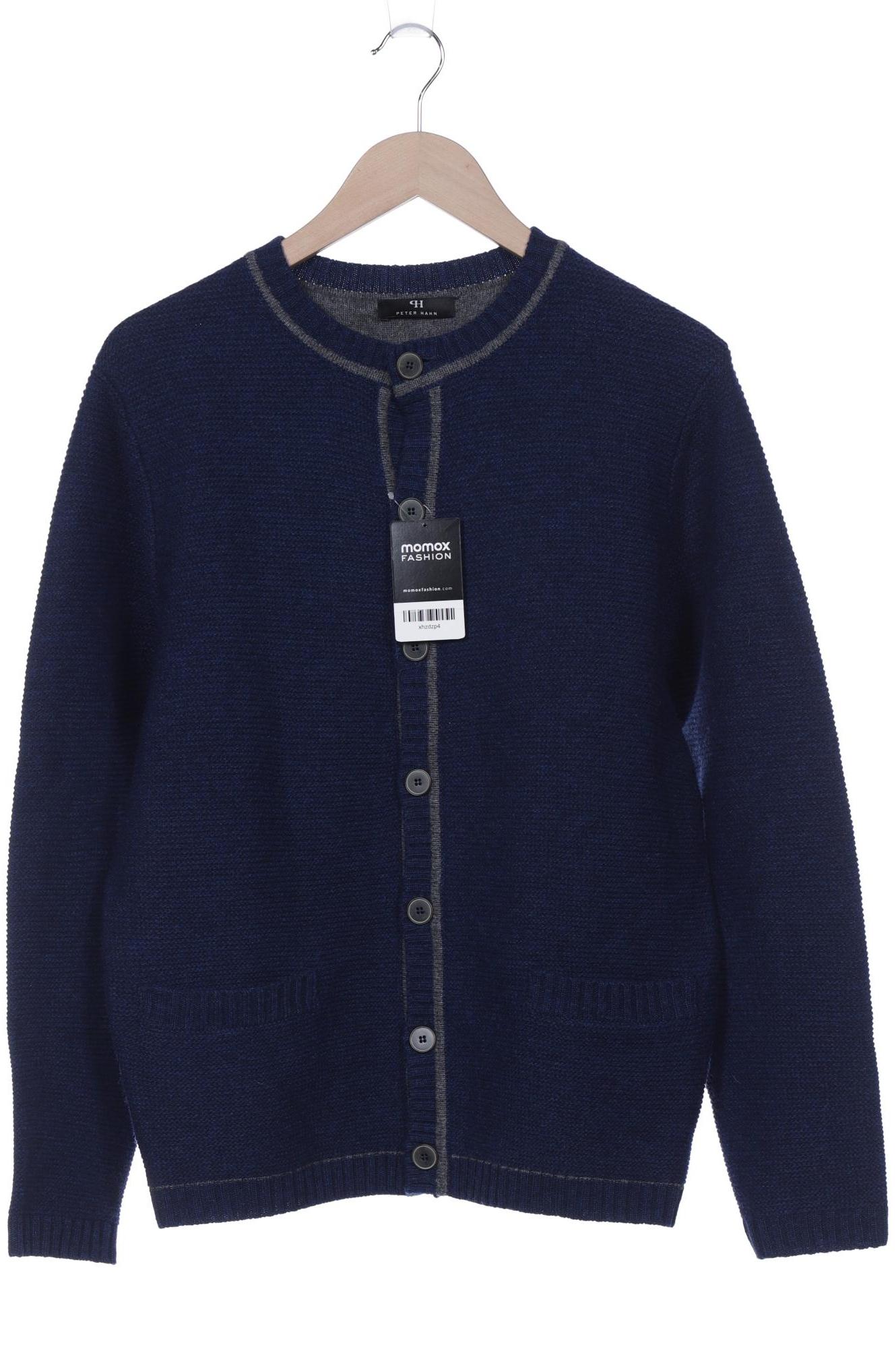 

Peter Hahn Herren Strickjacke, marineblau, Gr. 50
