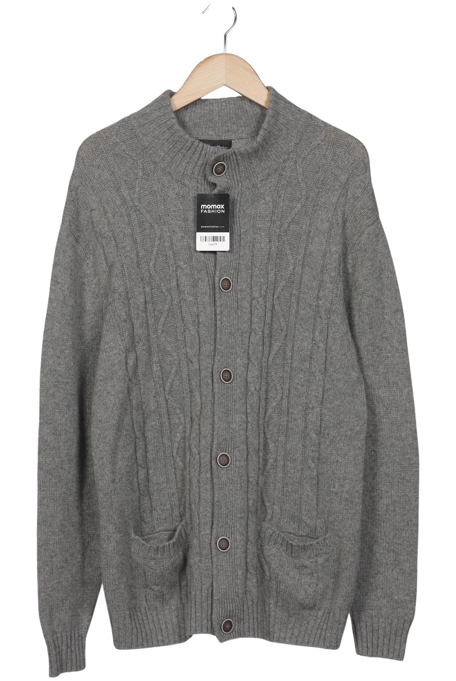 

Peter Hahn Herren Strickjacke, grau, Gr. 58