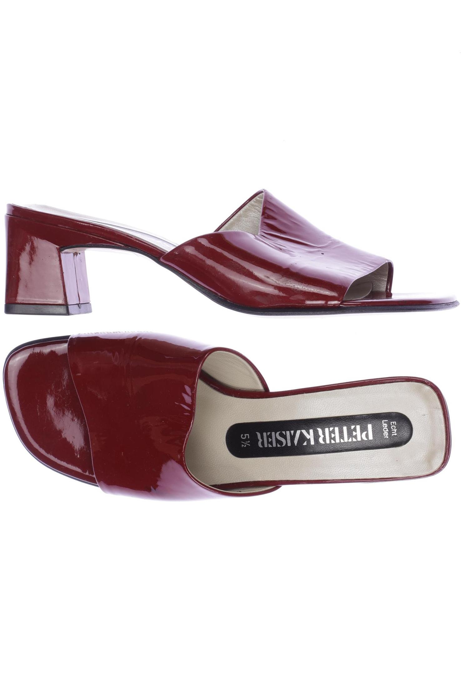 

Peter Kaiser Damen Sandale, bordeaux, Gr. 5.5