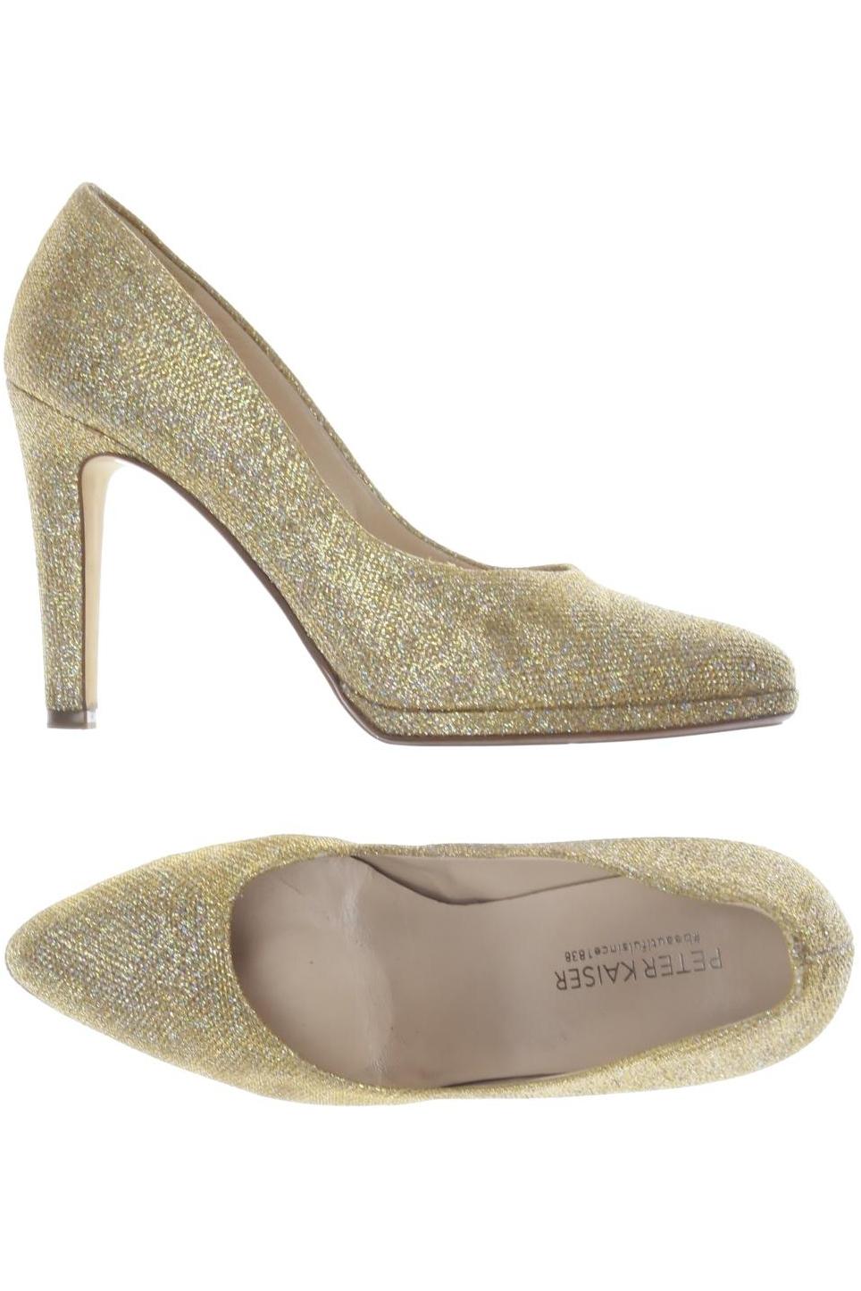 Thumbnail - Peter Kaiser Damen Pumps, gold, Gr. 7