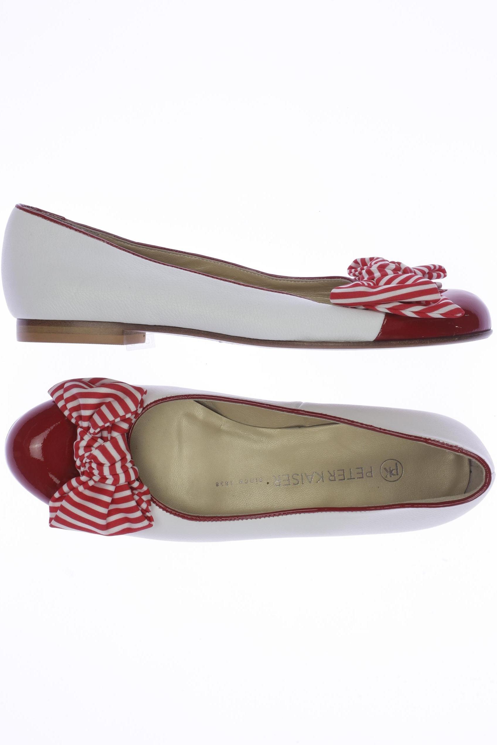 

Peter Kaiser Damen Ballerinas, weiß, Gr. 4.5