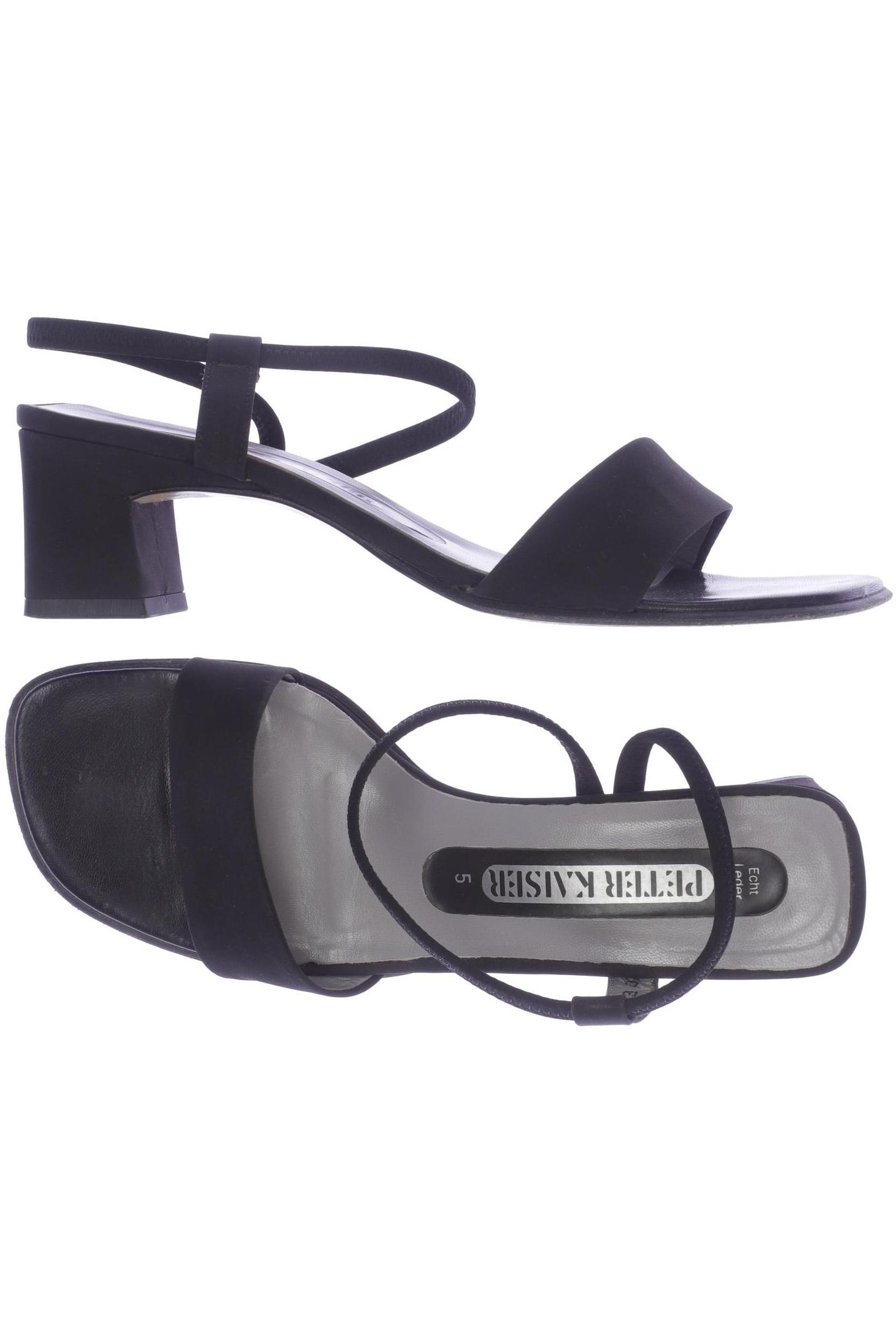 

Peter Kaiser Damen Sandale, schwarz, Gr. 5