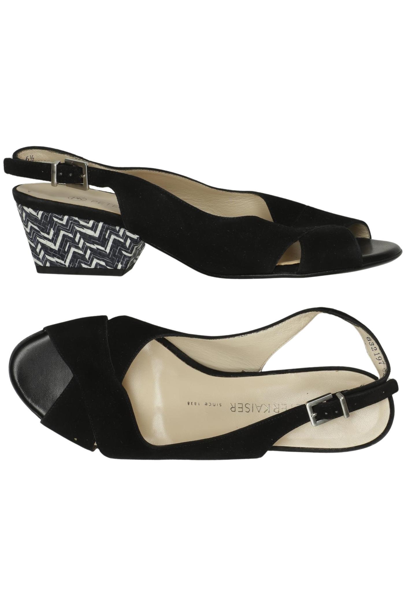 

Peter Kaiser Damen Sandale, schwarz, Gr. 6.5