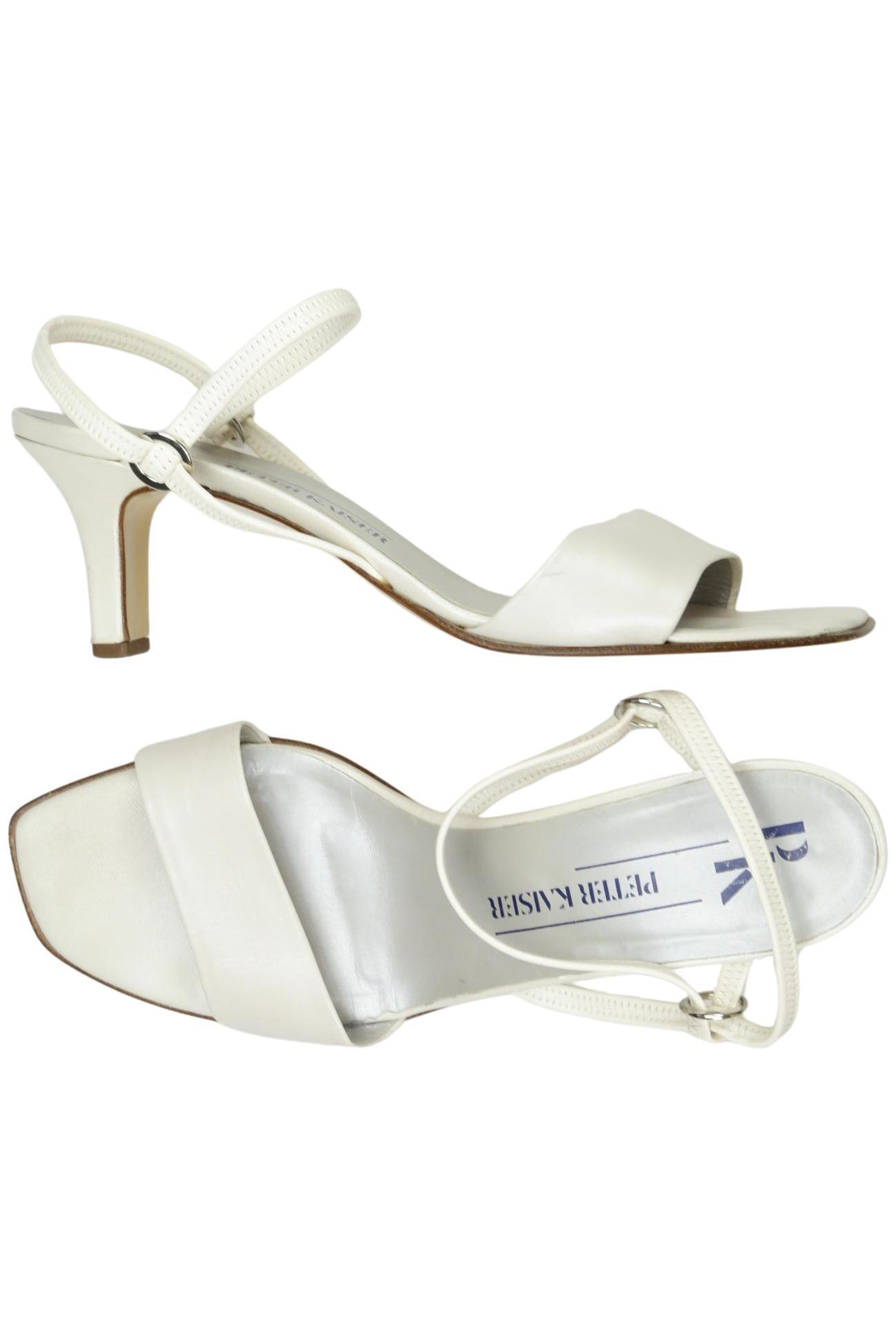 

Peter Kaiser Damen Sandale, cremeweiß, Gr. 7