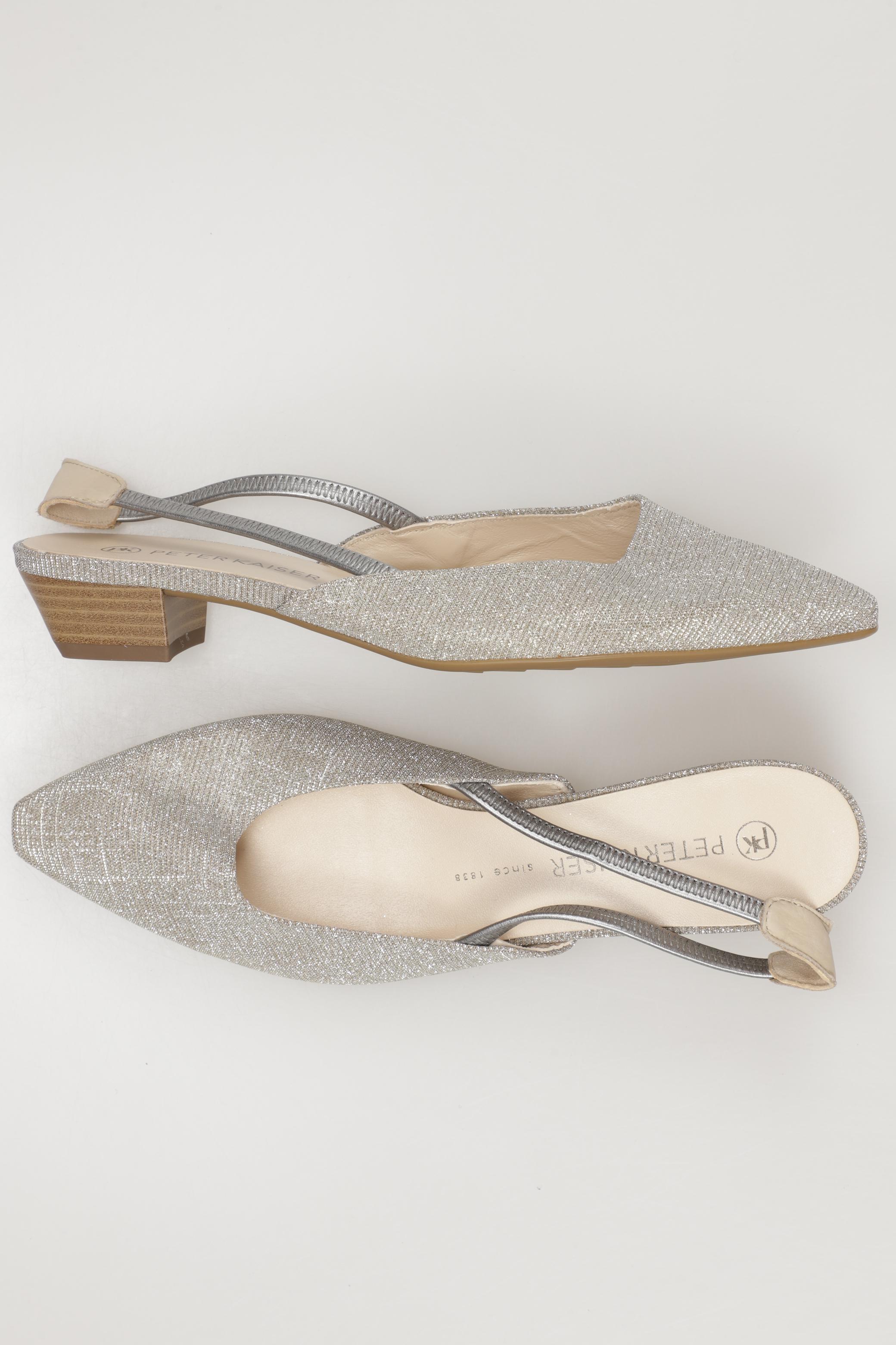 

Peter Kaiser Damen Ballerinas, silber, Gr. 5