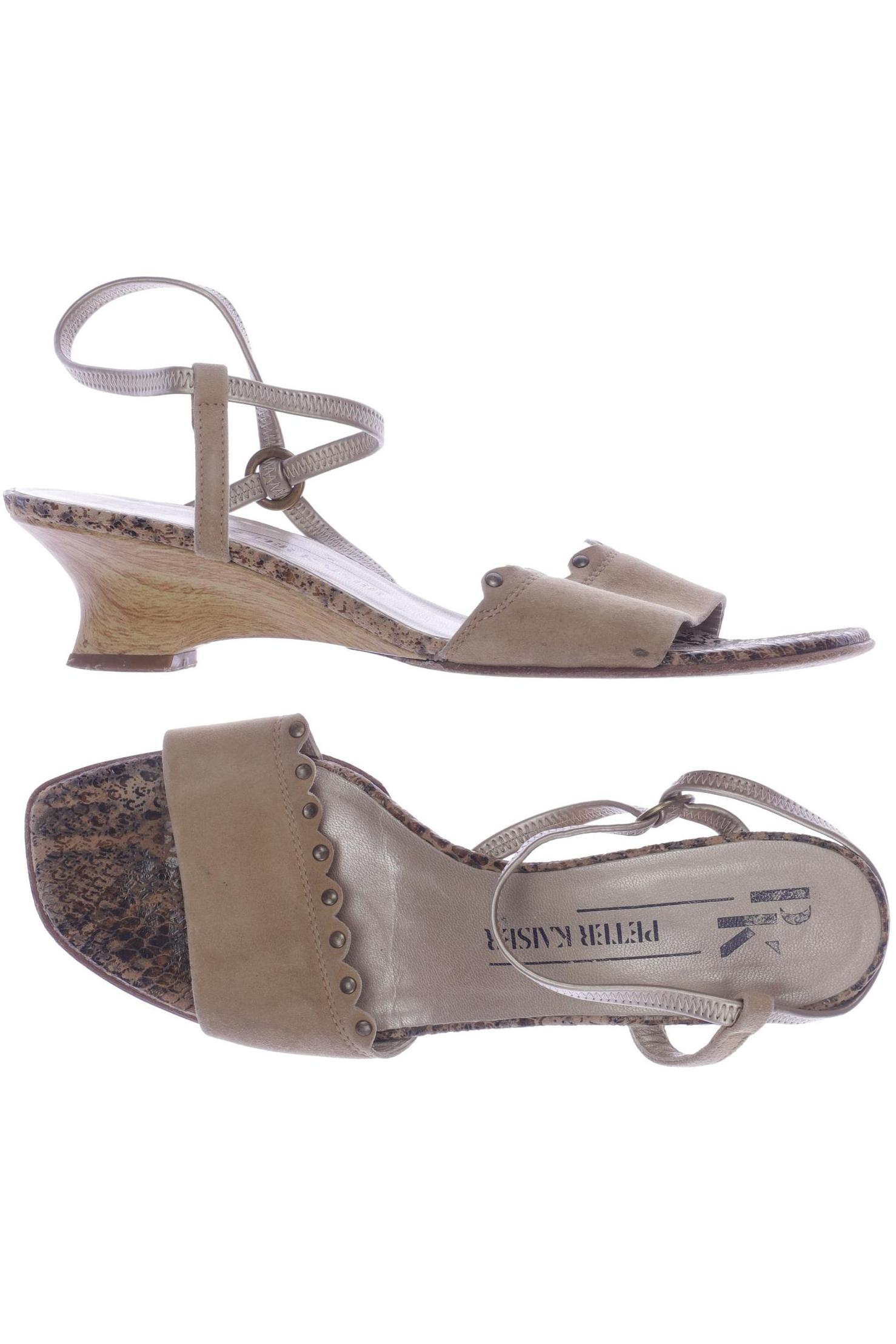 

Peter Kaiser Damen Sandale, beige, Gr. 6.5