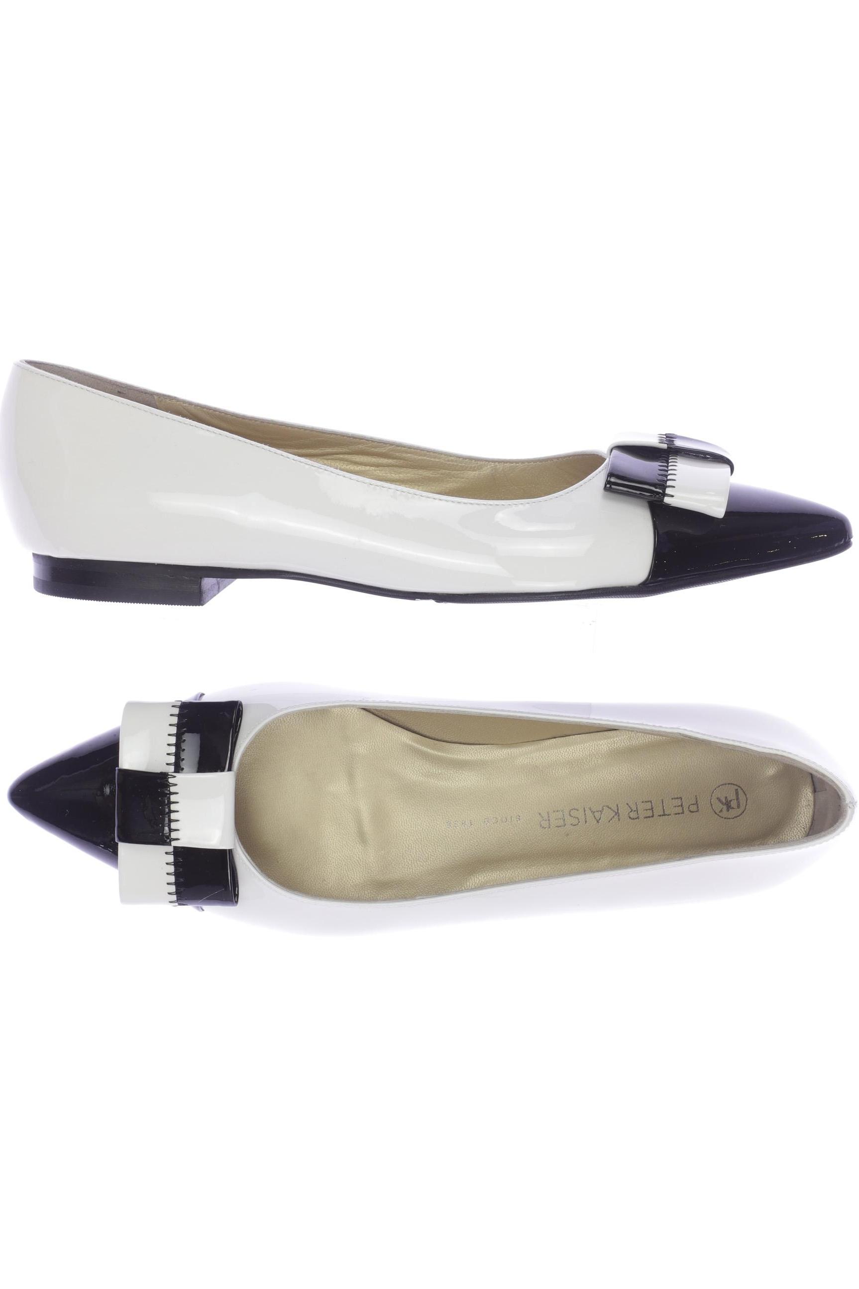 

Peter Kaiser Damen Ballerinas, weiß, Gr. 5.5