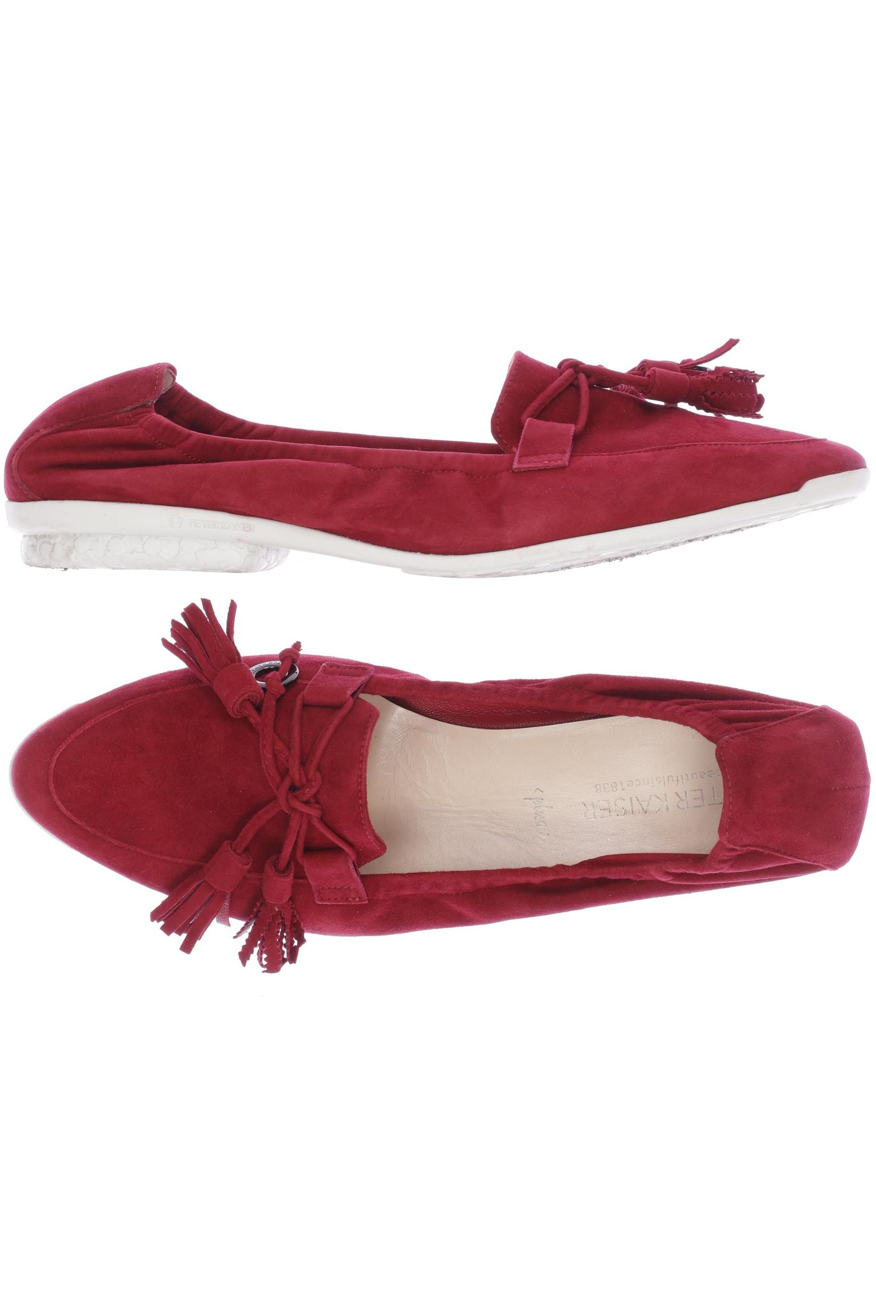 

Peter Kaiser Damen Ballerinas, rot, Gr. 5.5