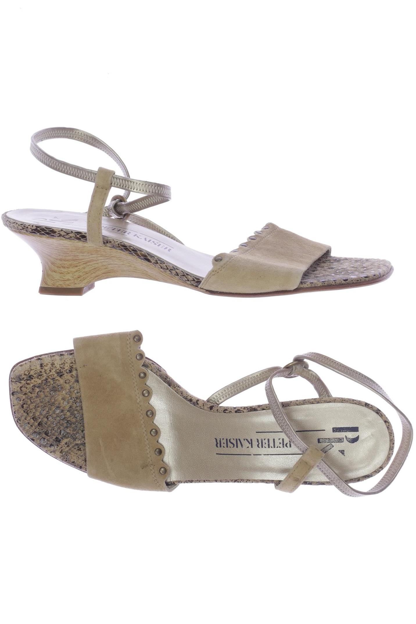 

Peter Kaiser Damen Sandale, beige, Gr. 7
