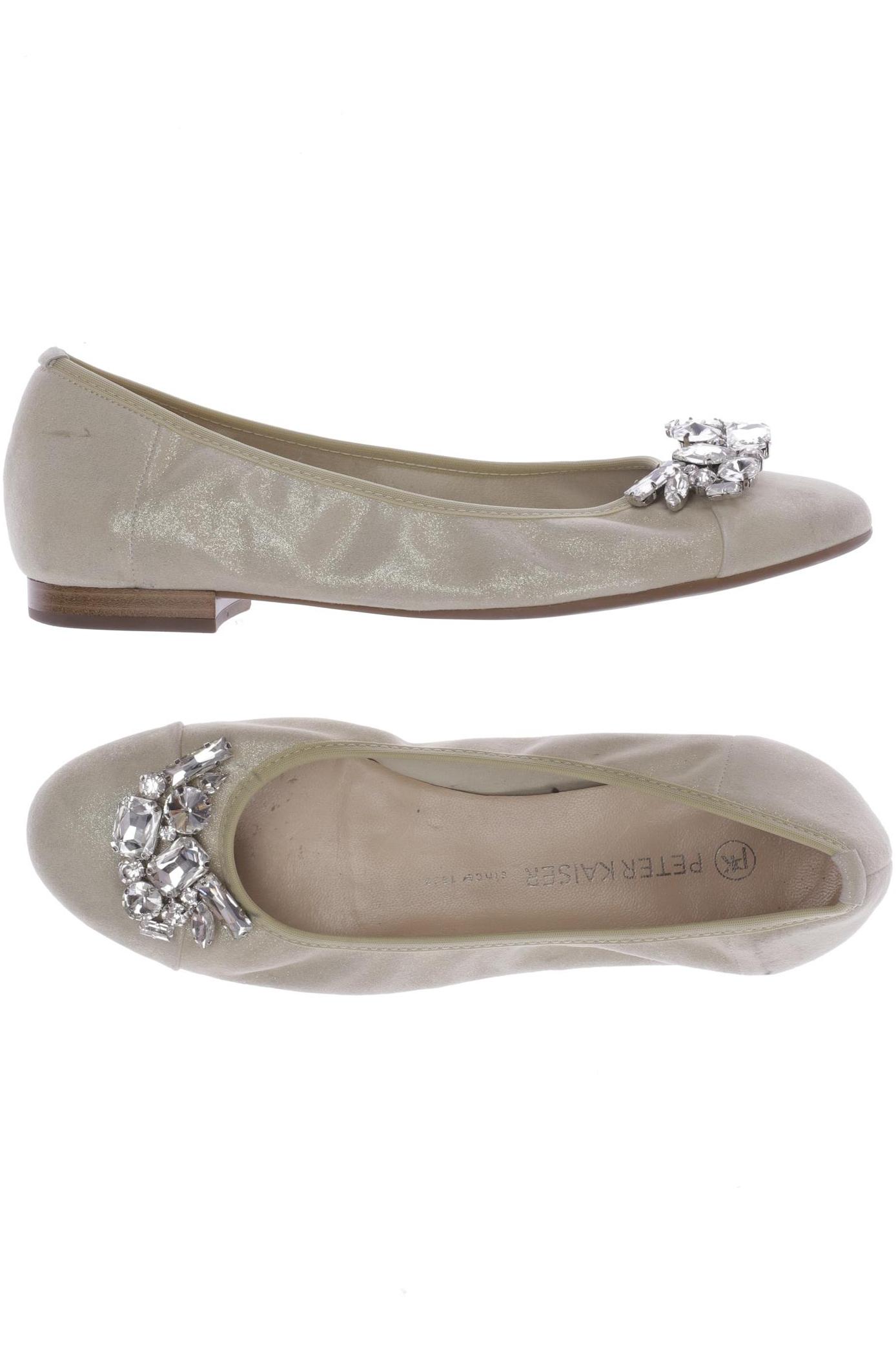 

Peter Kaiser Damen Ballerinas, cremeweiß