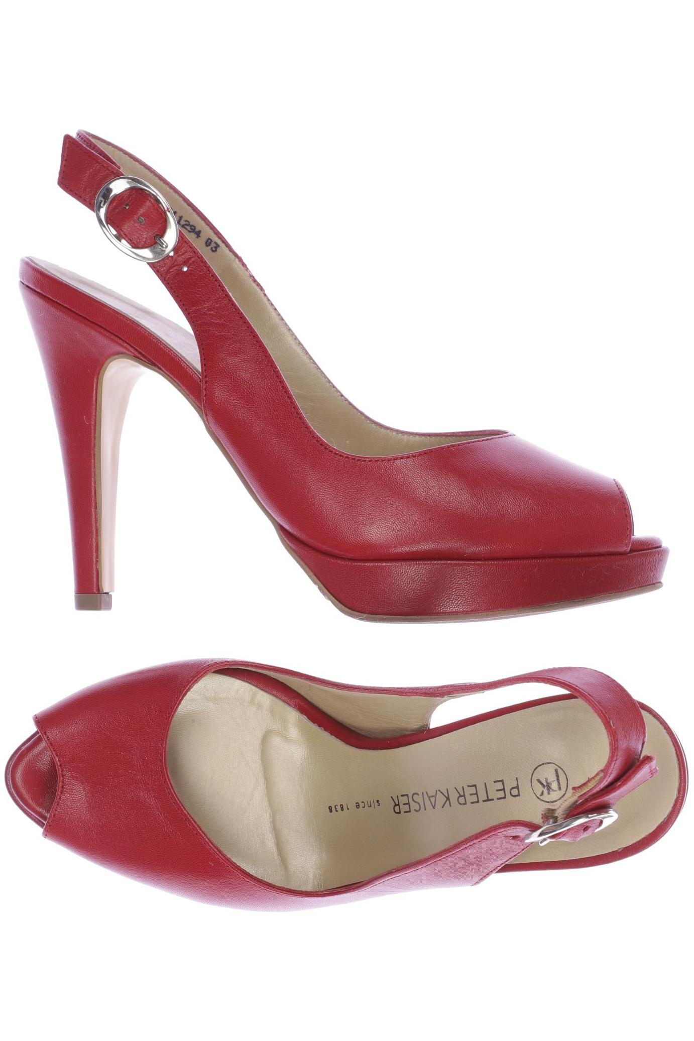 

Peter Kaiser Damen Pumps, rot, Gr. 41.5
