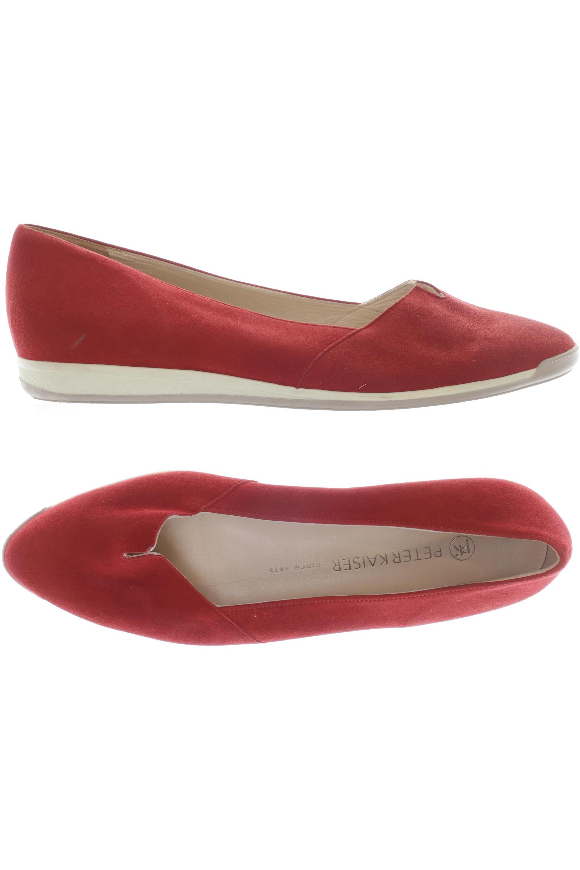 

Peter Kaiser Damen Ballerinas, rot, Gr. 5.5