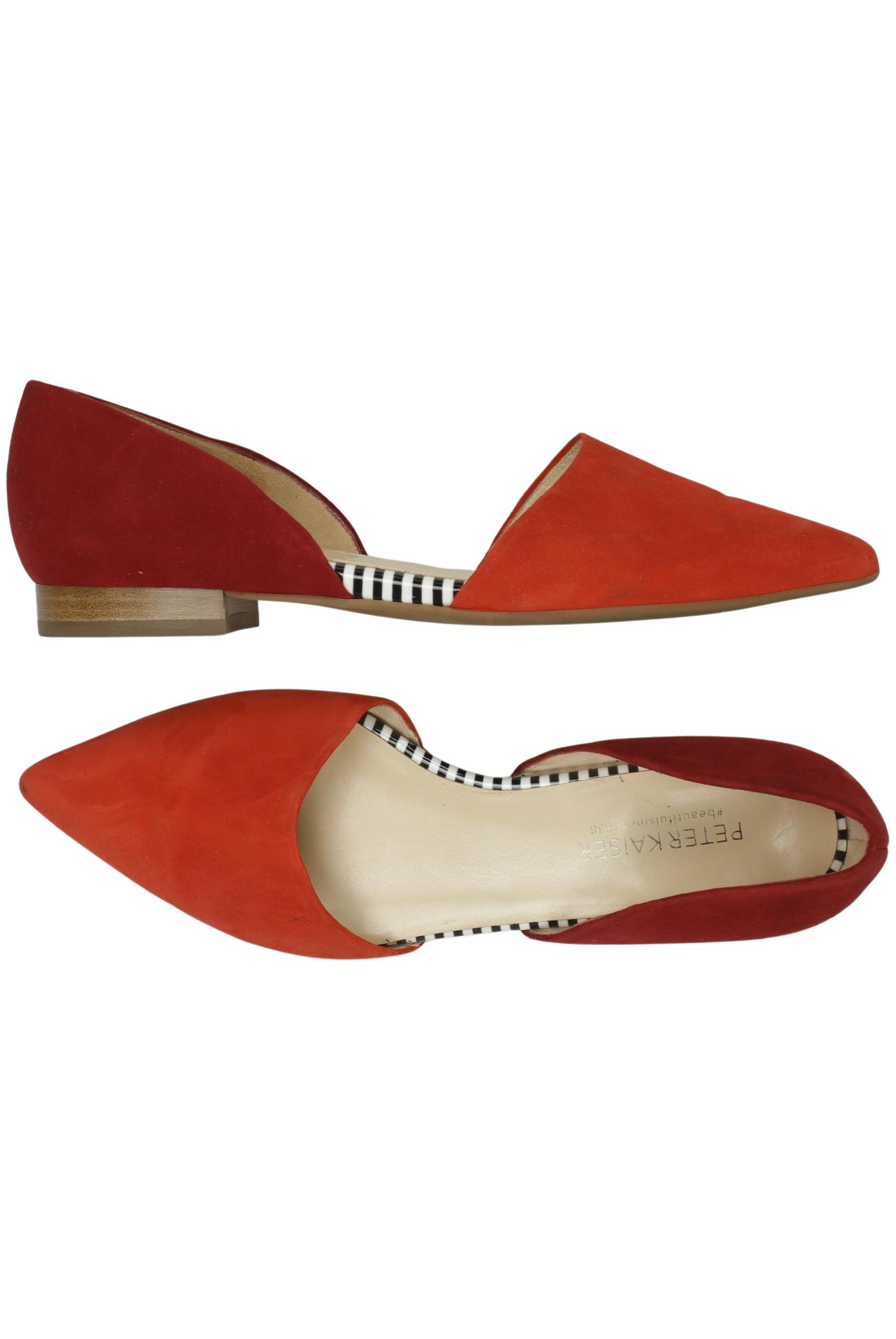 

Peter Kaiser Damen Ballerinas, rot, Gr. 5.5