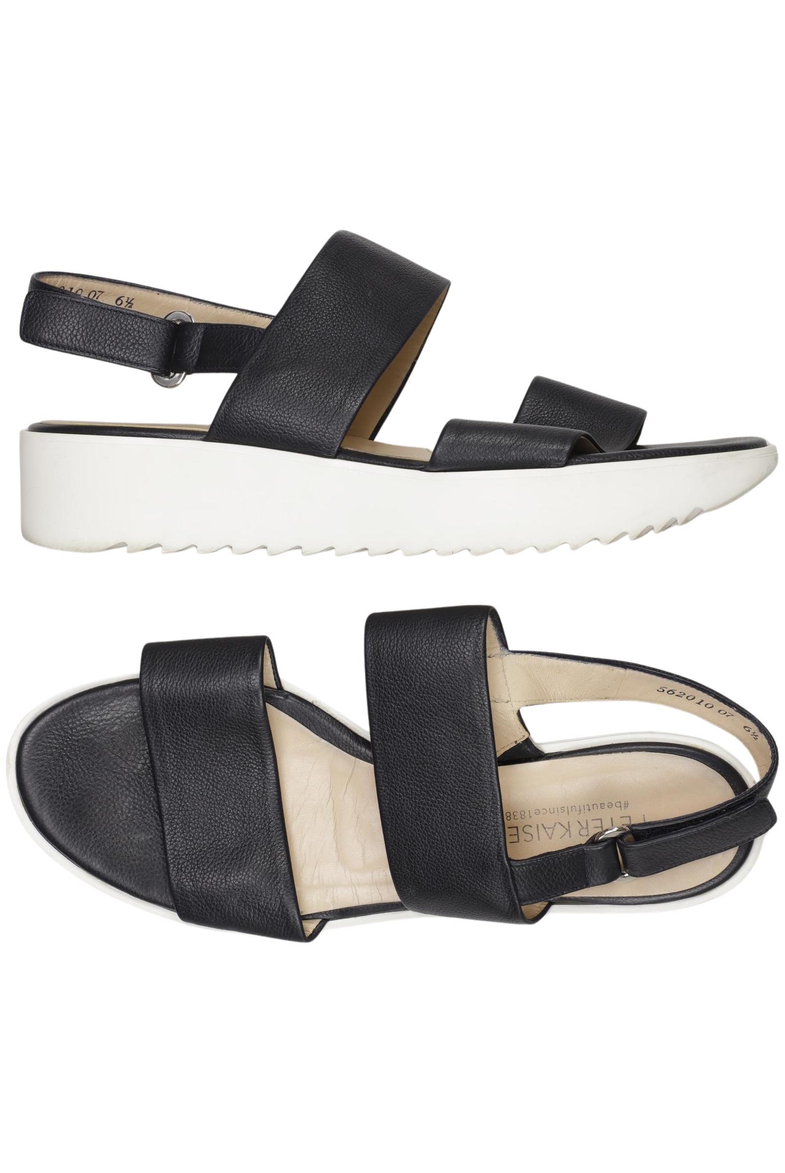 

Peter Kaiser Damen Sandale, schwarz, Gr. 6.5