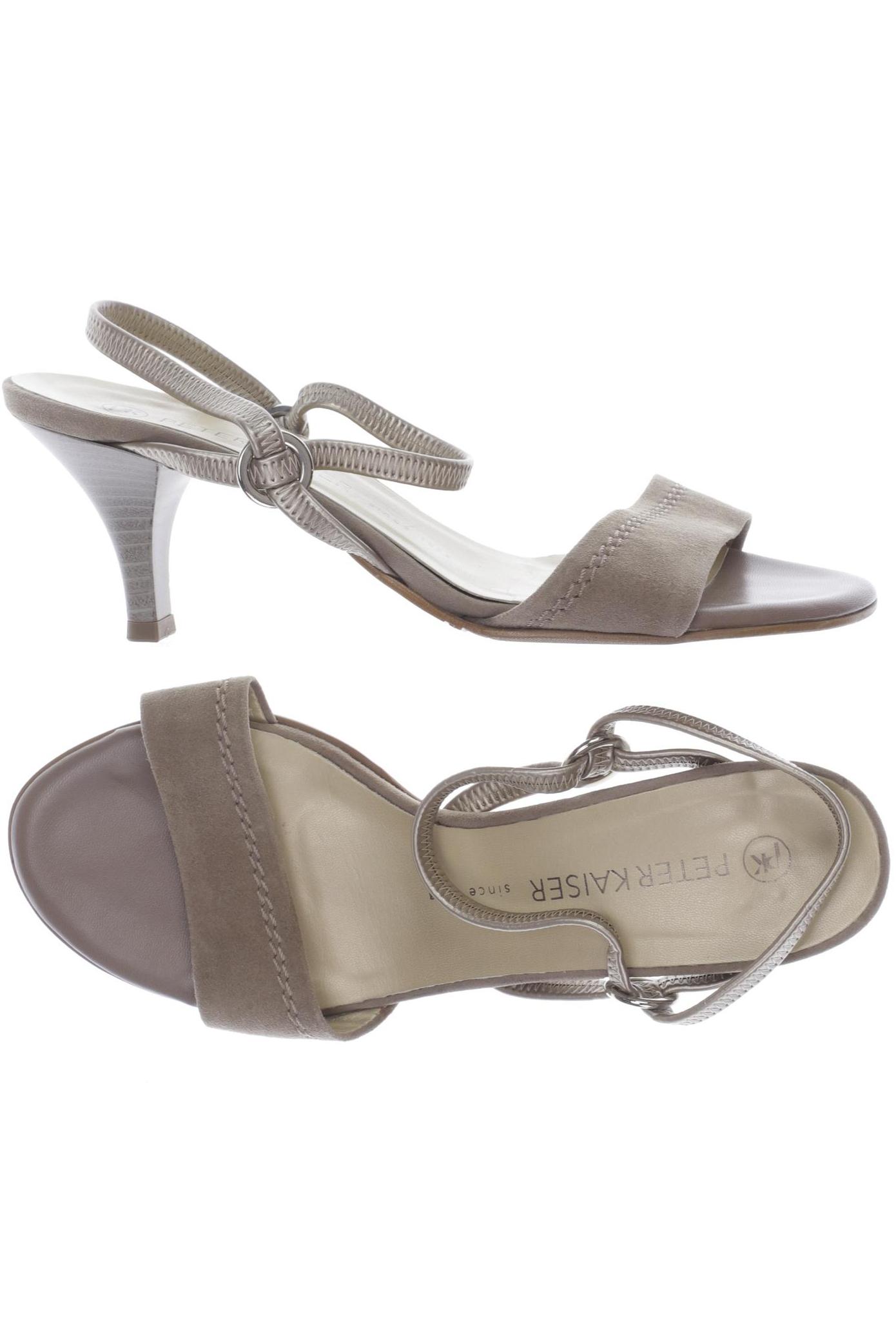 

Peter Kaiser Damen Sandale, beige, Gr. 4