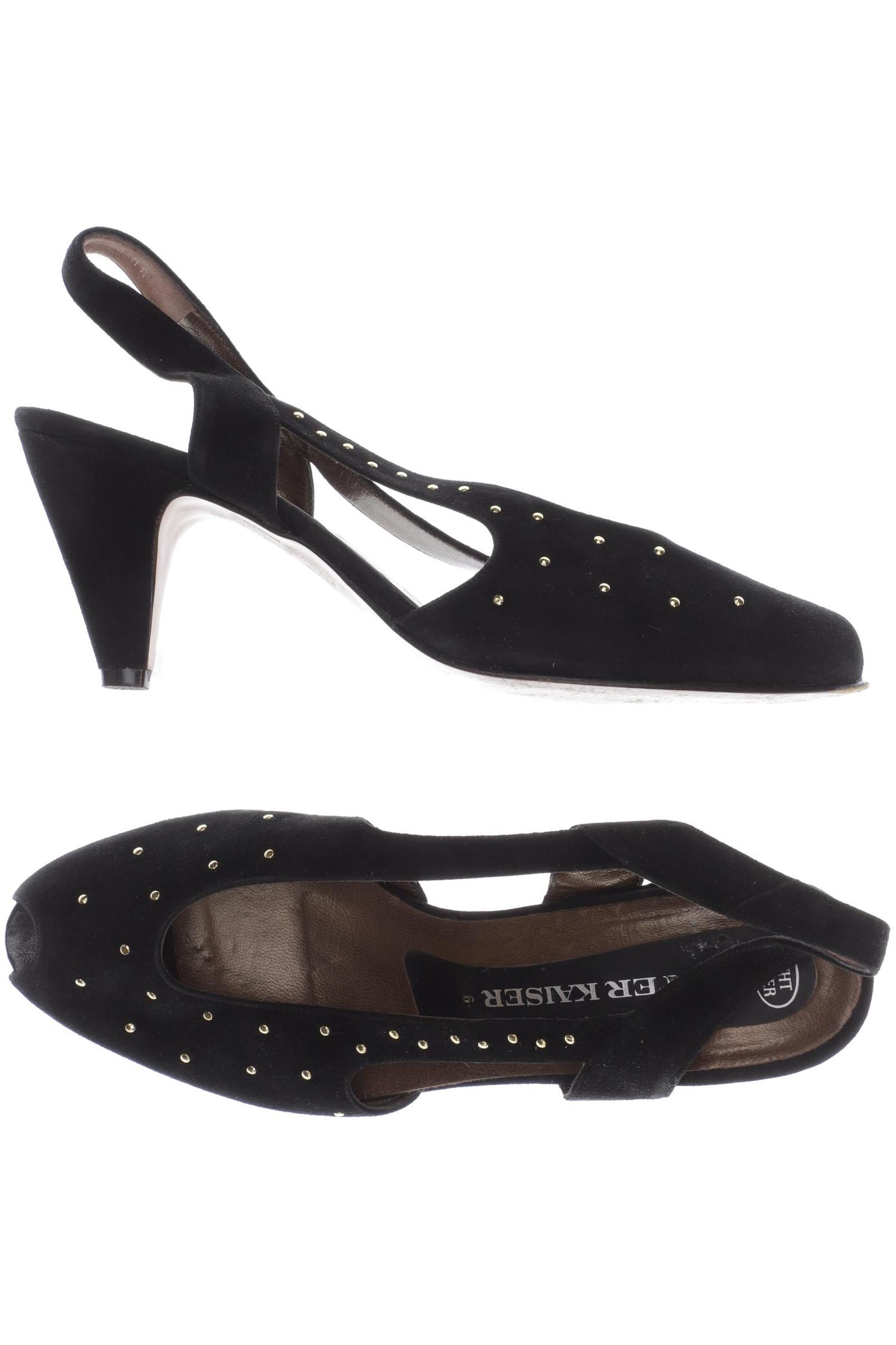 

Peter Kaiser Damen Sandale, schwarz, Gr. 6