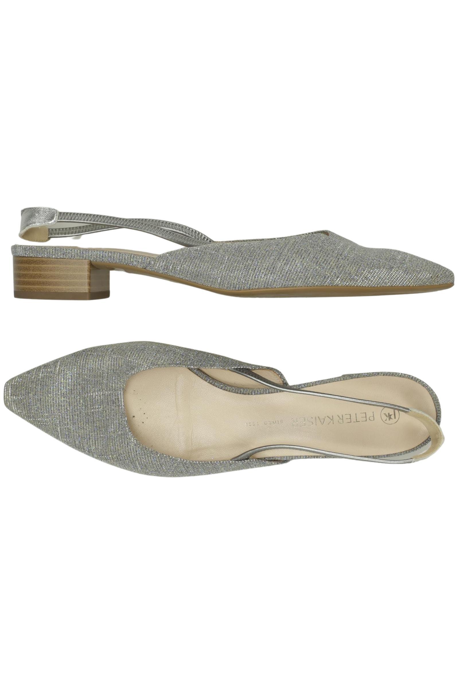 

Peter Kaiser Damen Ballerinas, silber, Gr. 7.5