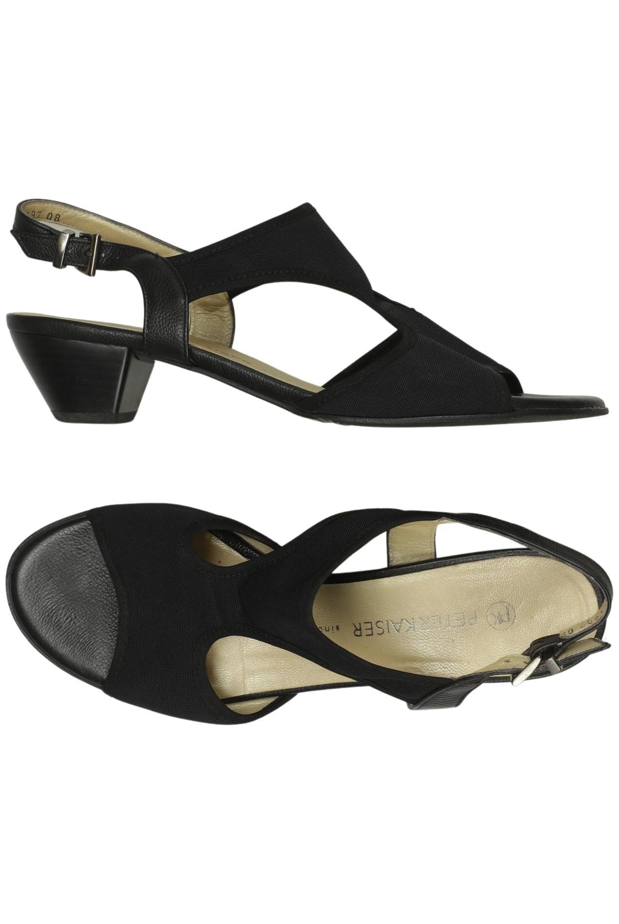 

Peter Kaiser Damen Sandale, schwarz, Gr. 6