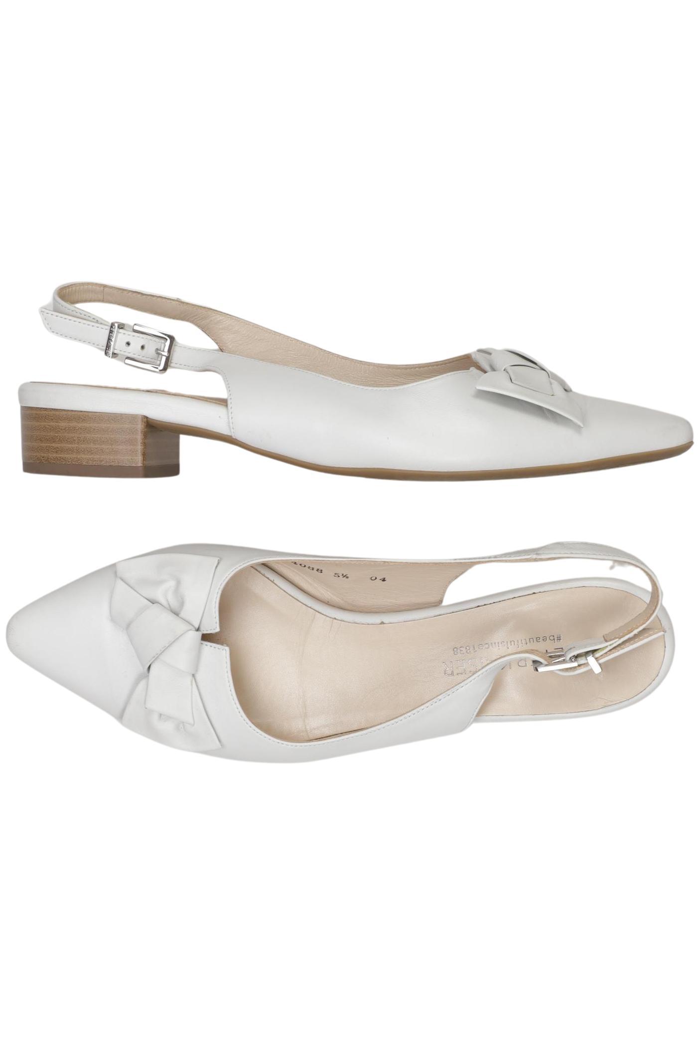 

Peter Kaiser Damen Ballerinas, weiß, Gr. 5.5