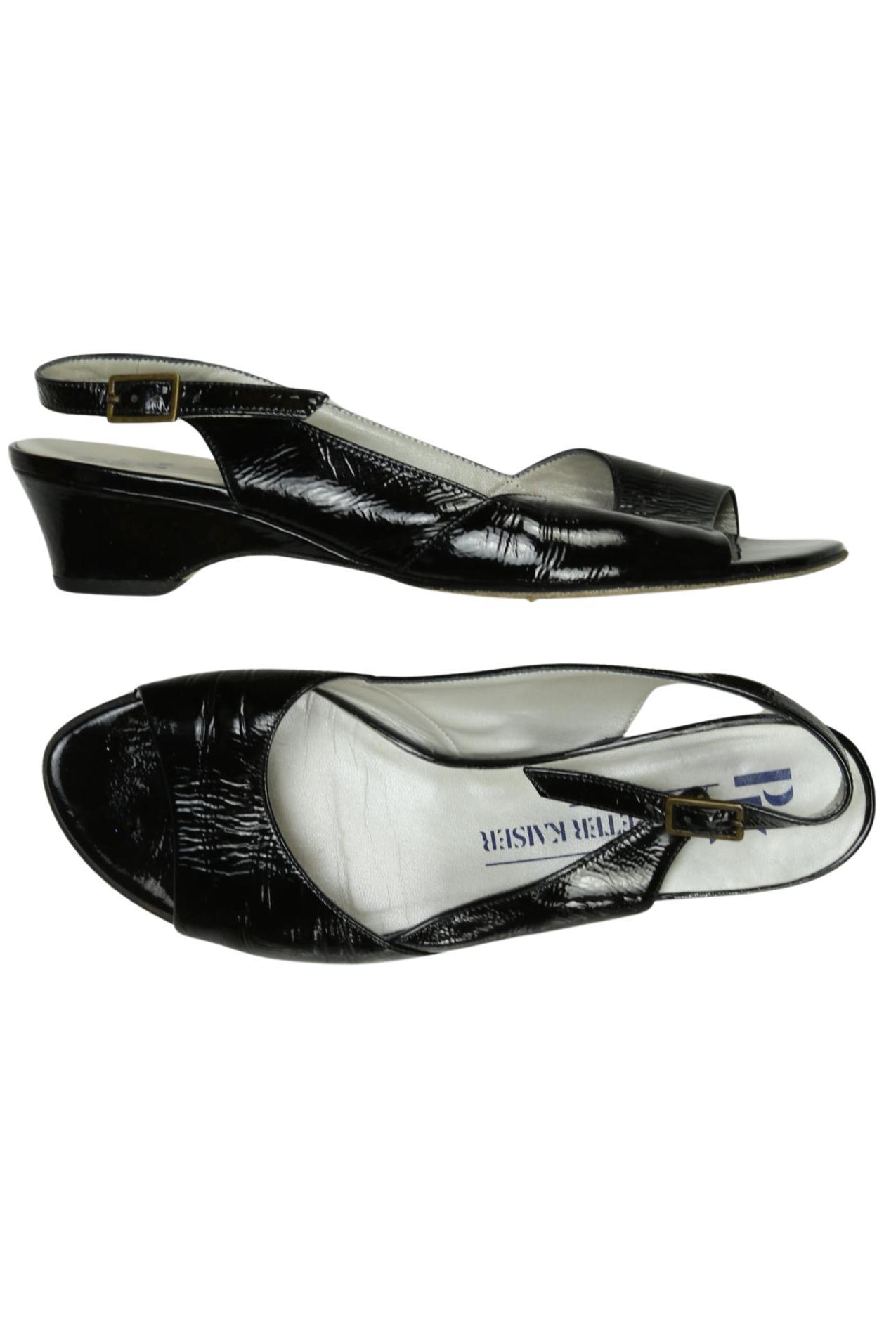 

Peter Kaiser Damen Sandale, schwarz, Gr. 6