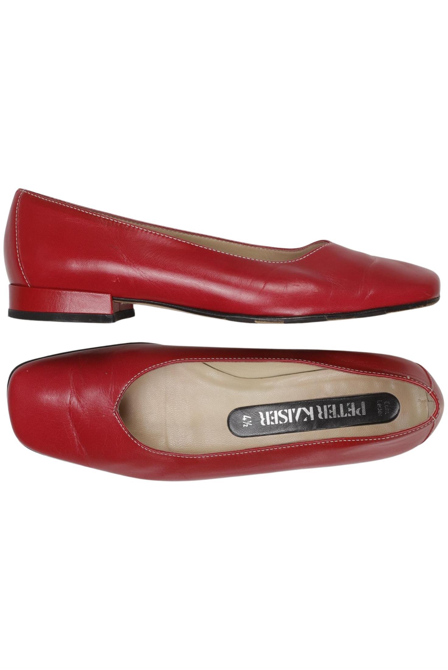 

Peter Kaiser Damen Ballerinas, rot, Gr. 4.5