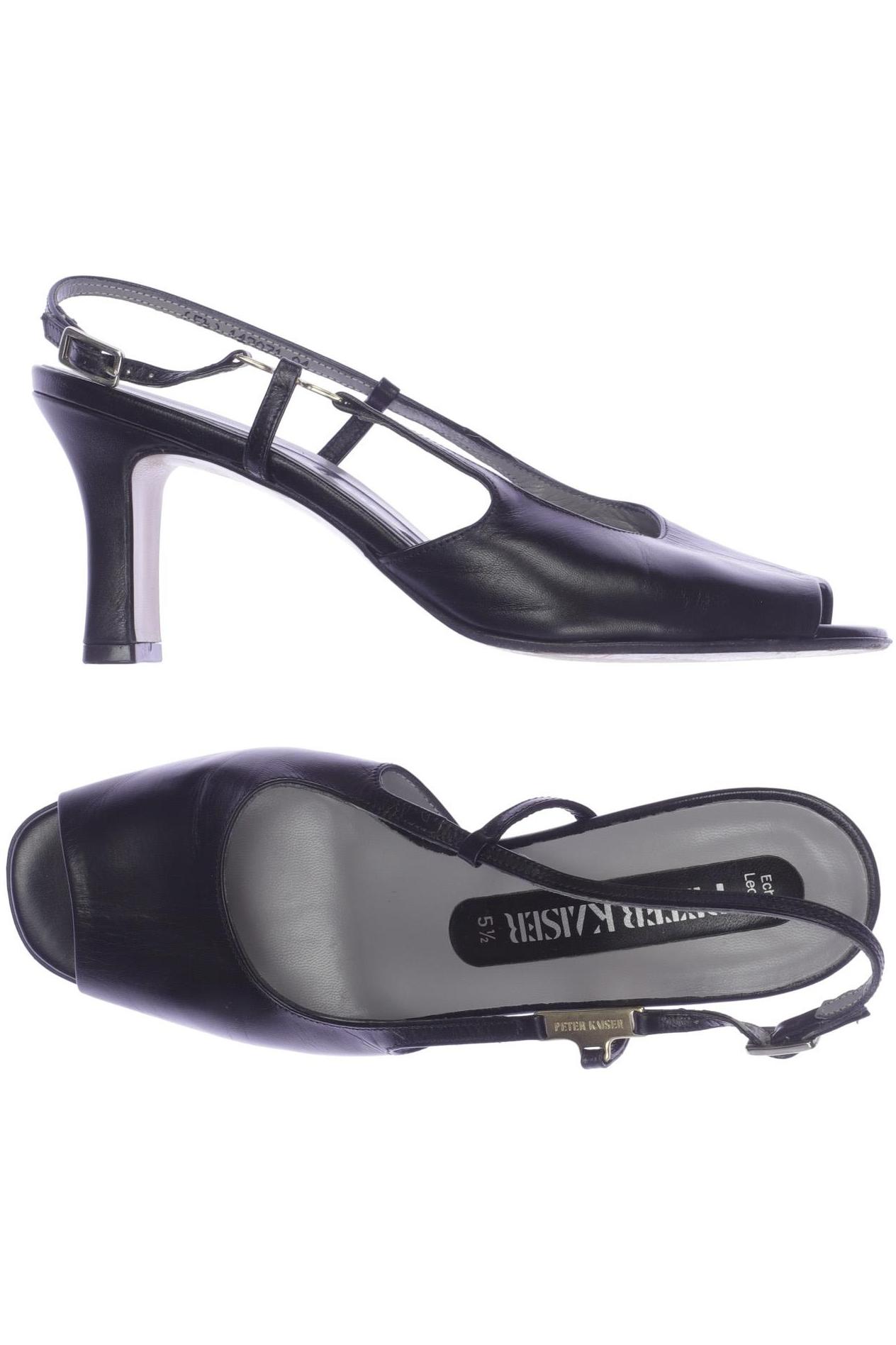 

Peter Kaiser Damen Sandale, schwarz, Gr. 5.5