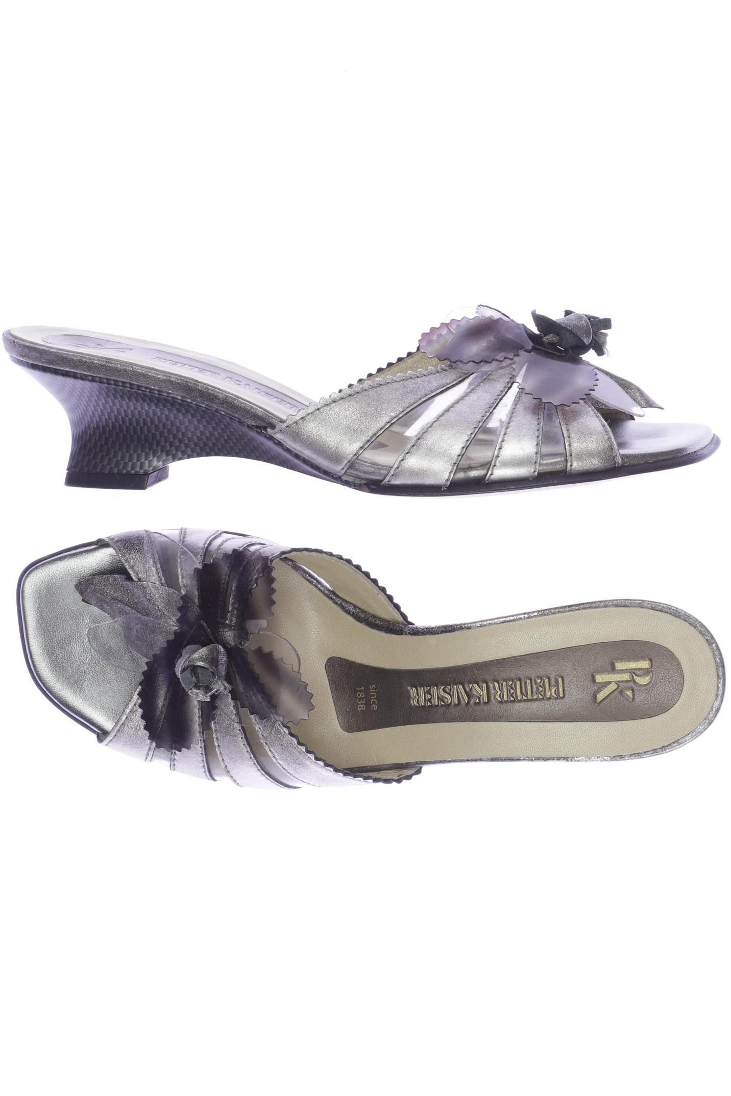 

Peter Kaiser Damen Sandale, silber, Gr. 4.5