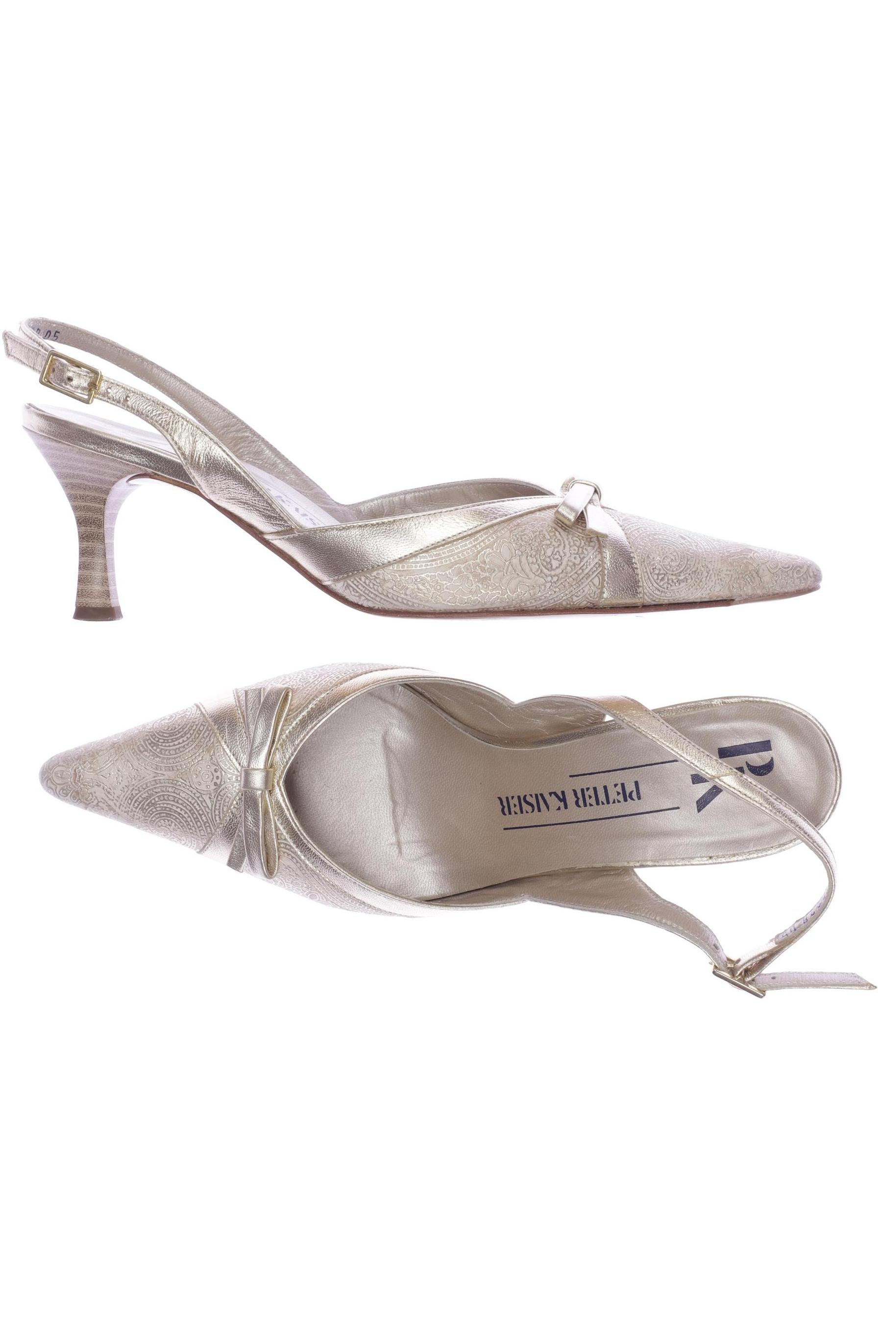 

Peter Kaiser Damen Pumps, gold, Gr. 4