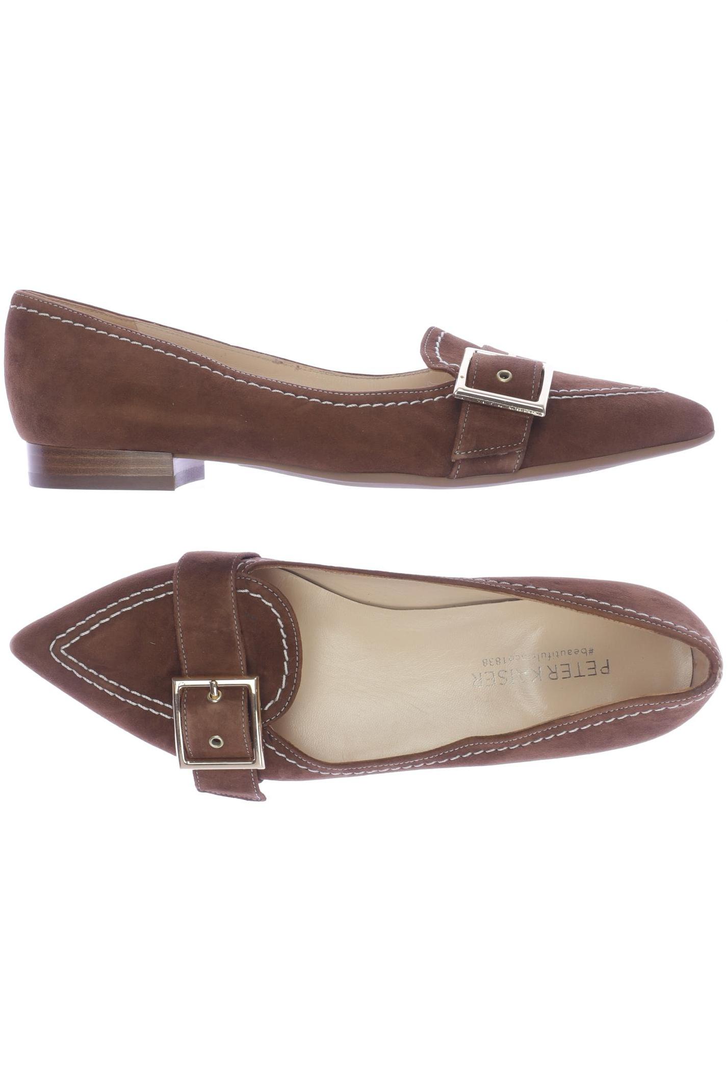 

Peter Kaiser Damen Ballerinas, braun, Gr. 5