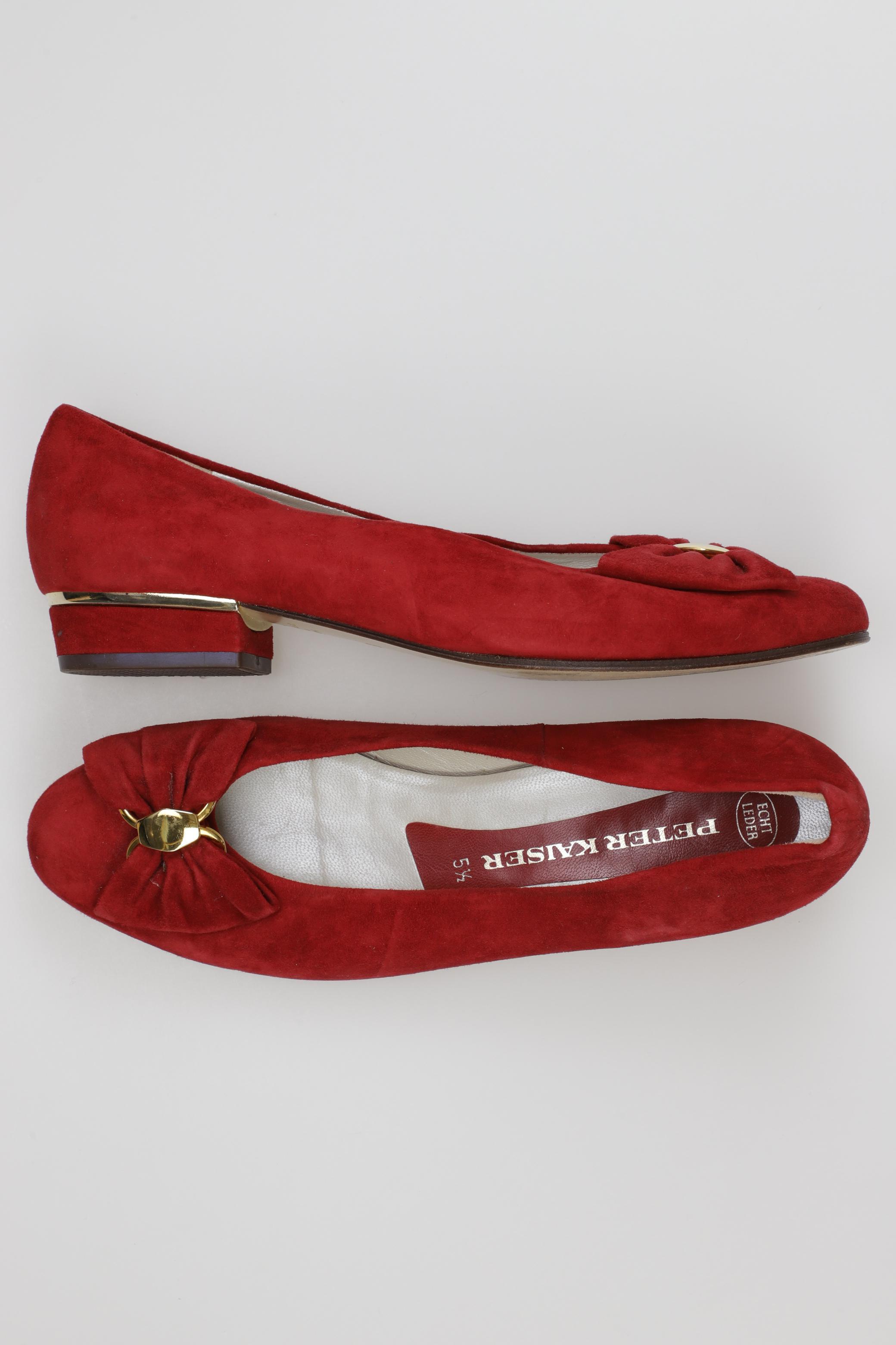 

Peter Kaiser Damen Ballerinas, rot, Gr. 5.5