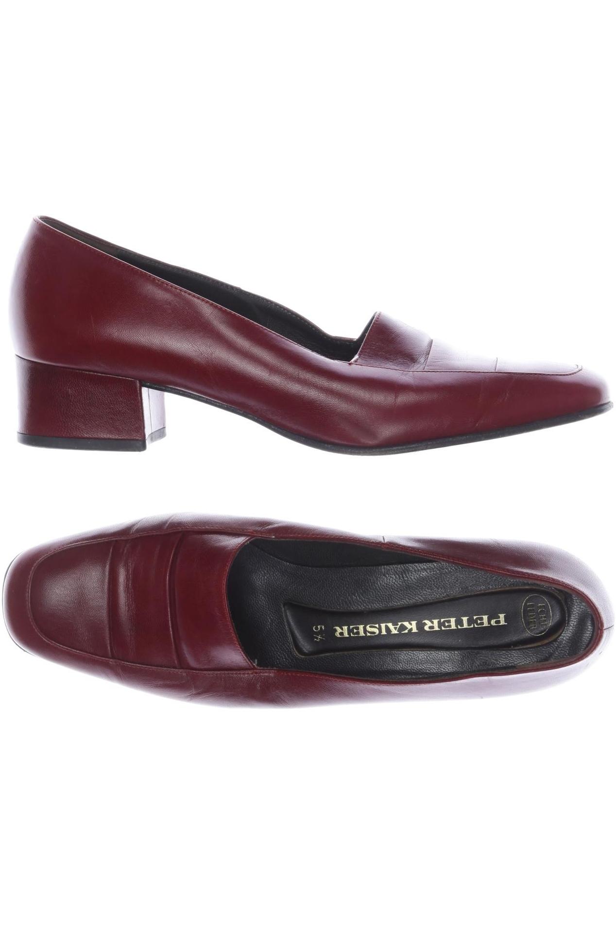 

Peter Kaiser Damen Halbschuh, bordeaux, Gr. 5.5