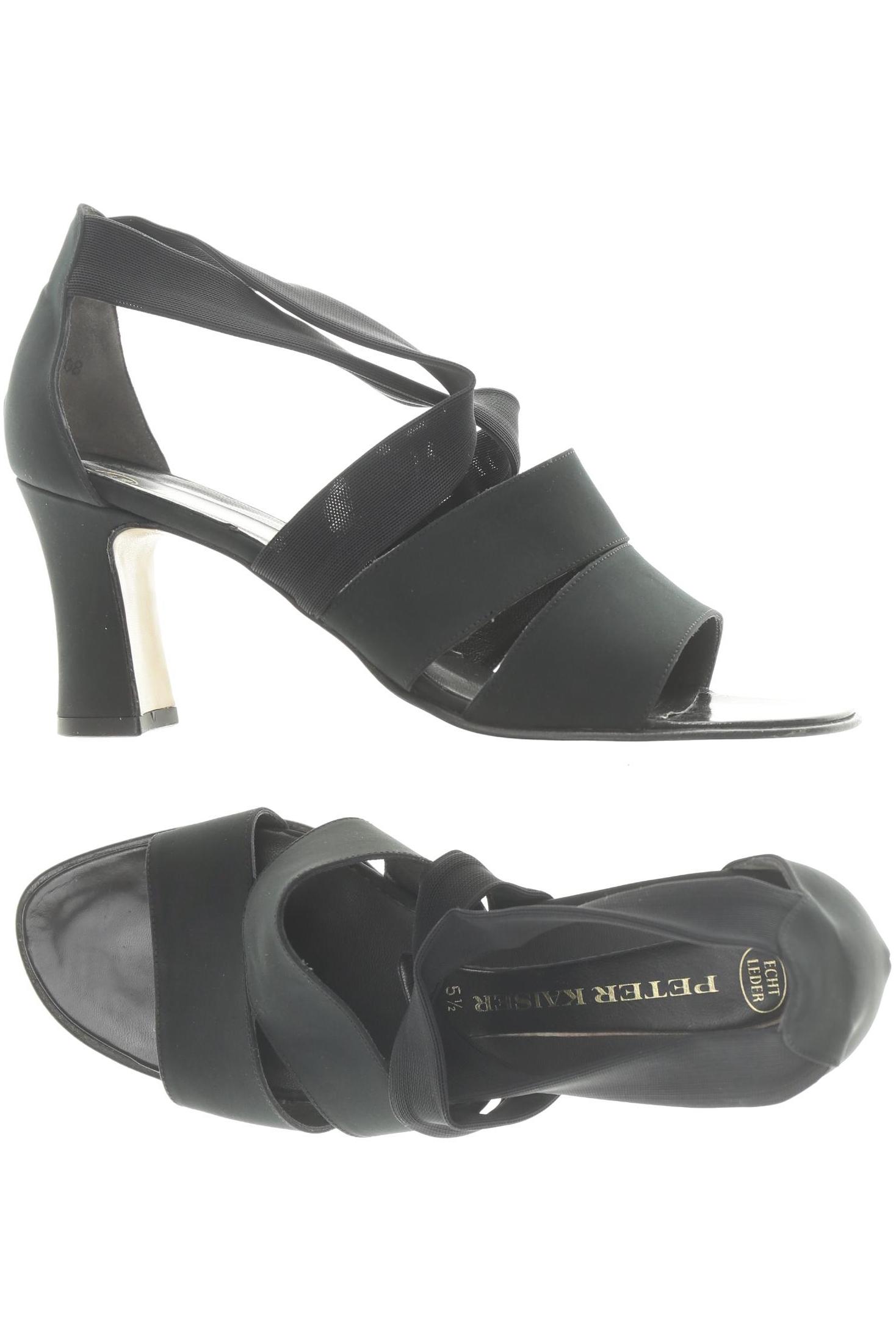 

Peter Kaiser Damen Sandale, schwarz, Gr. 5.5