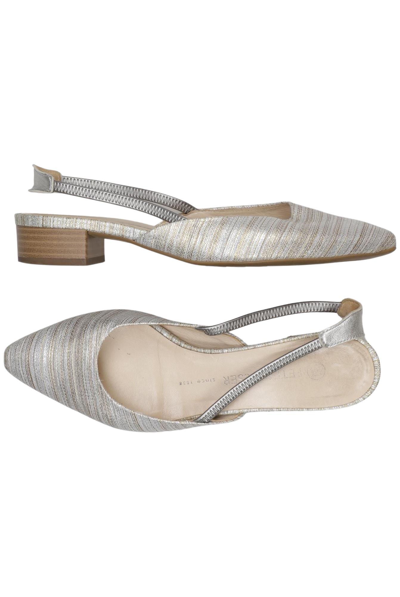 

Peter Kaiser Damen Ballerinas, silber, Gr. 4