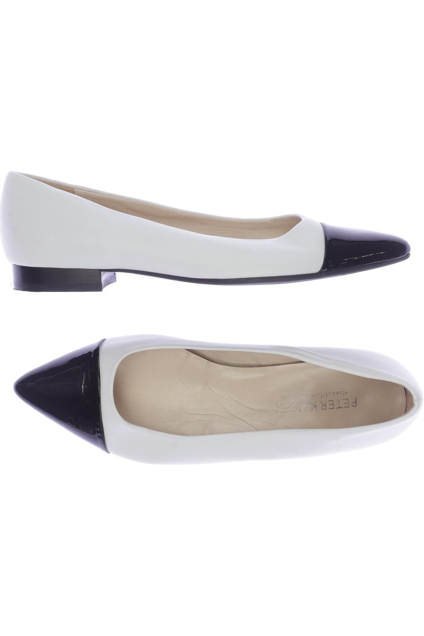 

Peter Kaiser Damen Ballerinas, weiß, Gr. 4.5