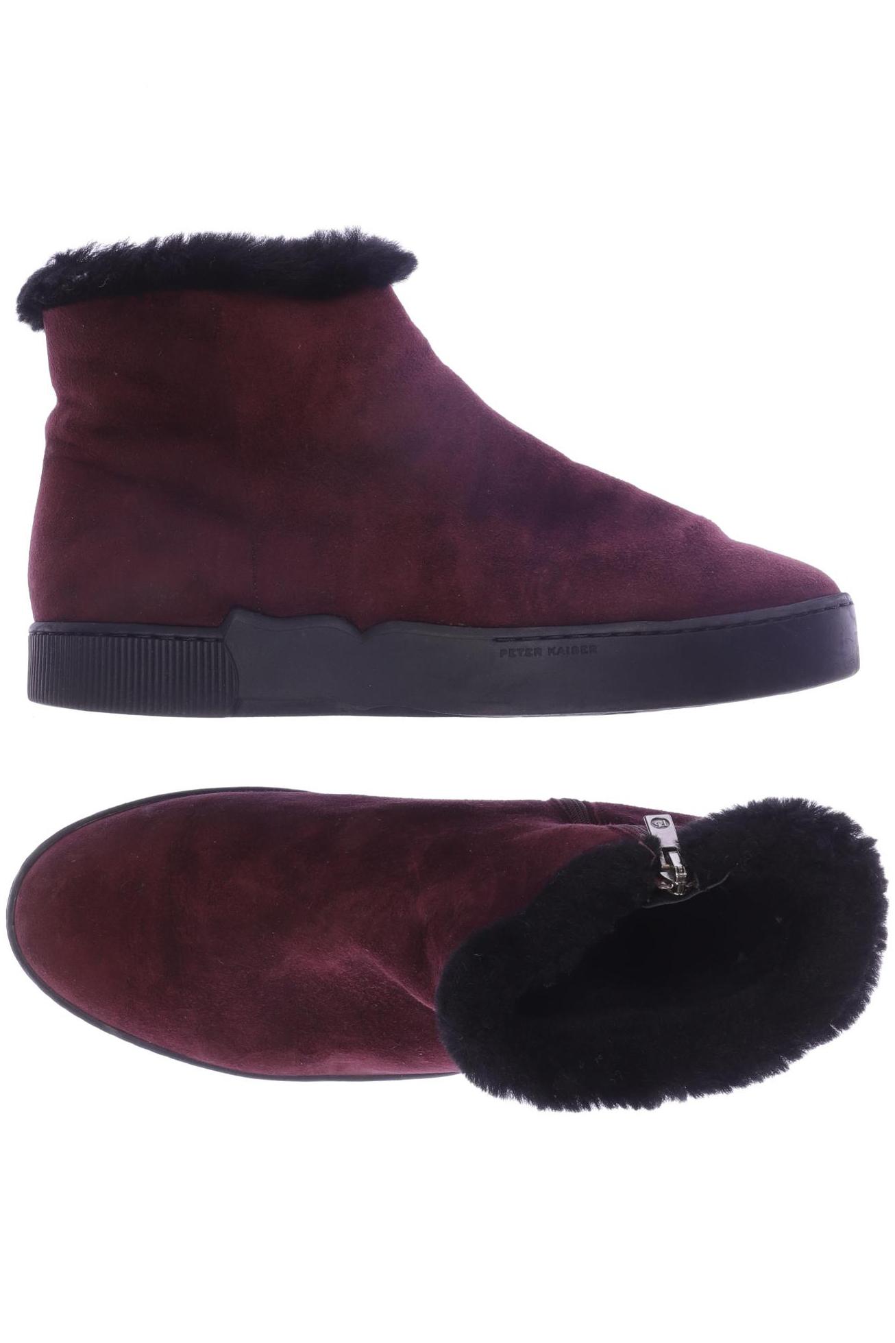 

Peter Kaiser Damen Stiefelette, bordeaux, Gr. 5.5